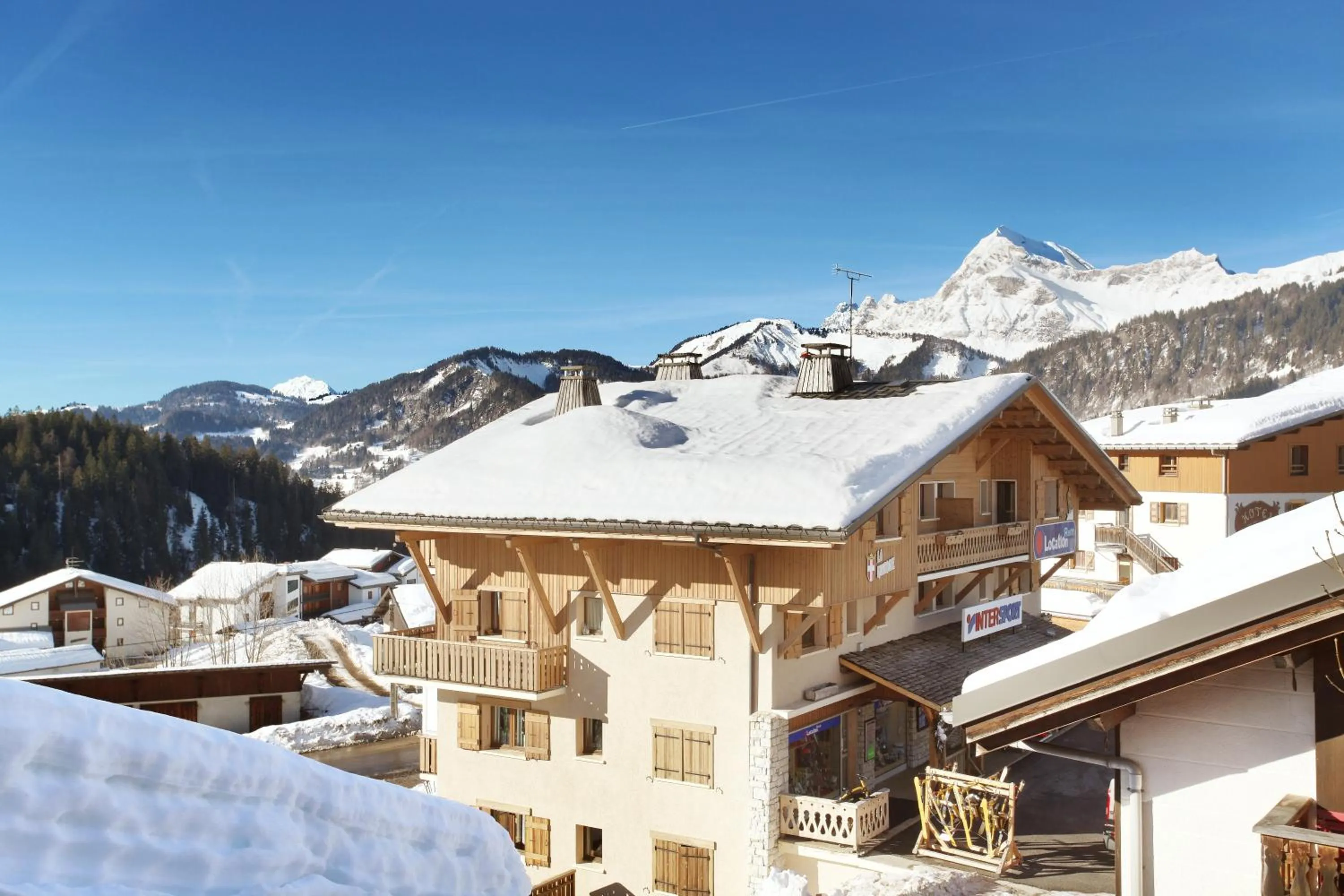 Mountain view in Résidence Odalys Le Village