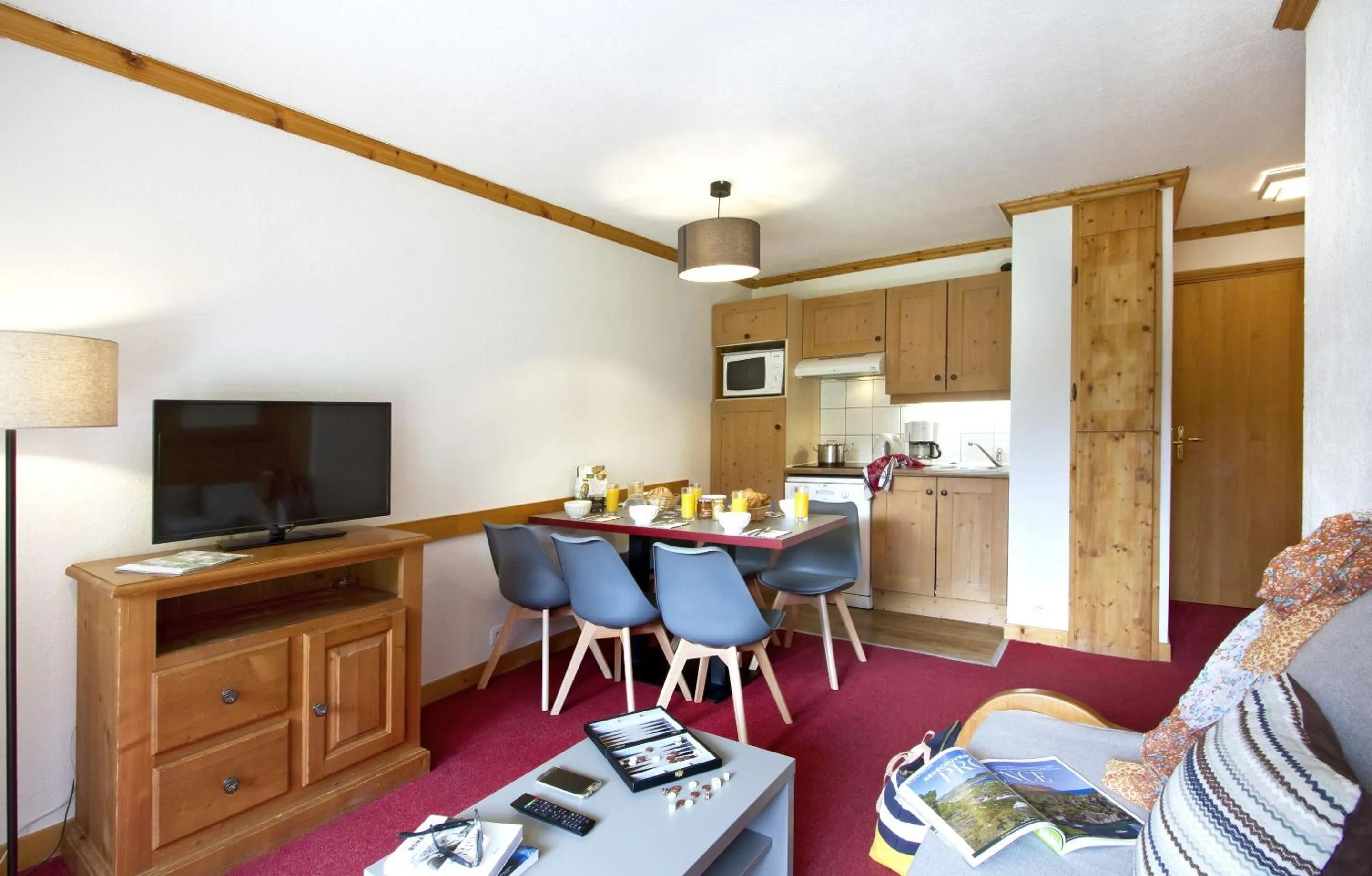 Seating area in Résidence Odalys Le Village