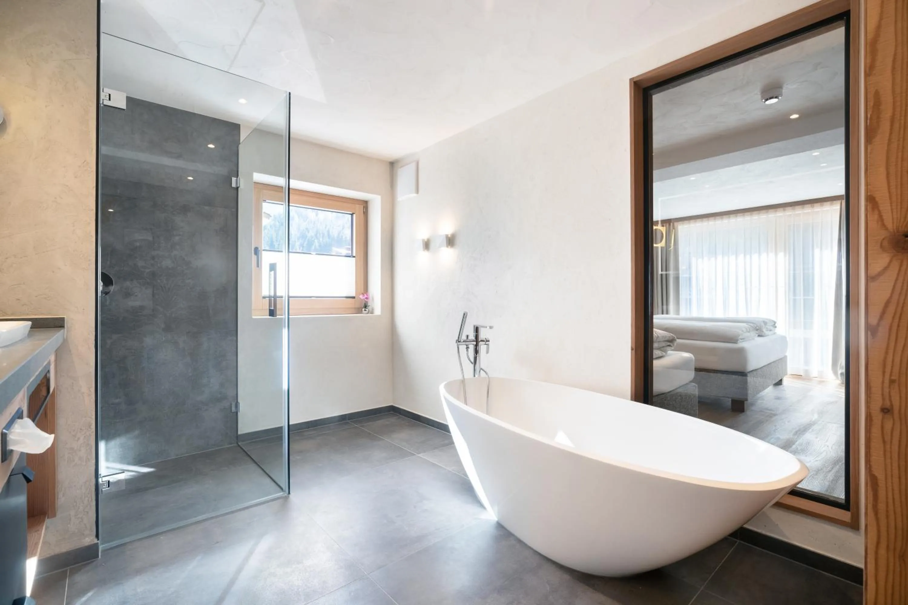 Bathroom in SonnenHOF hotel gerlos centrum