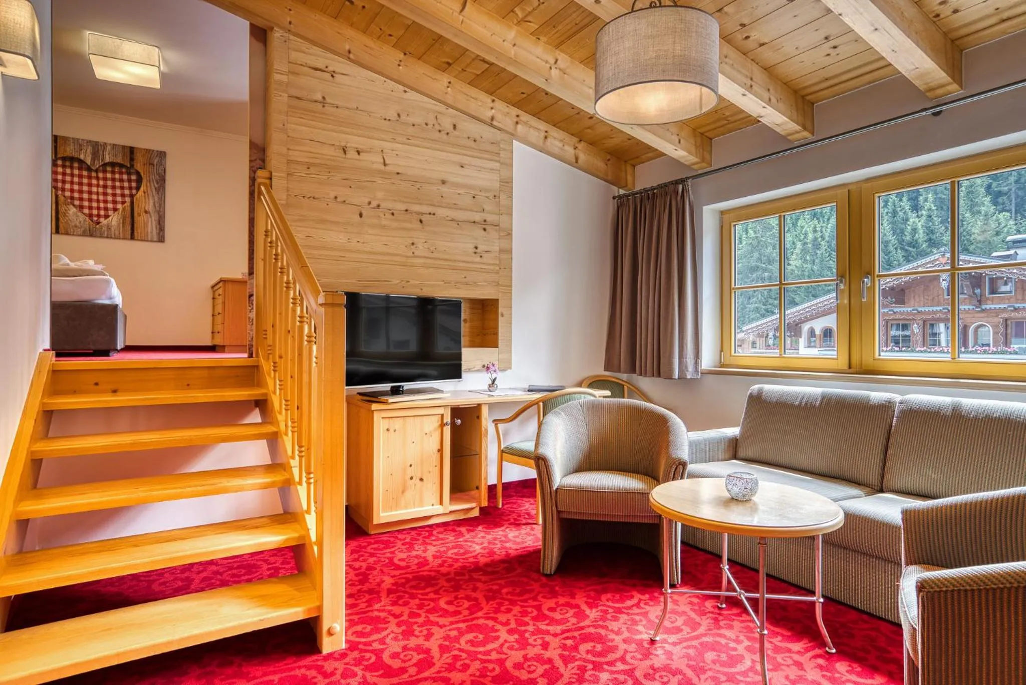 Living room in SonnenHOF hotel gerlos centrum