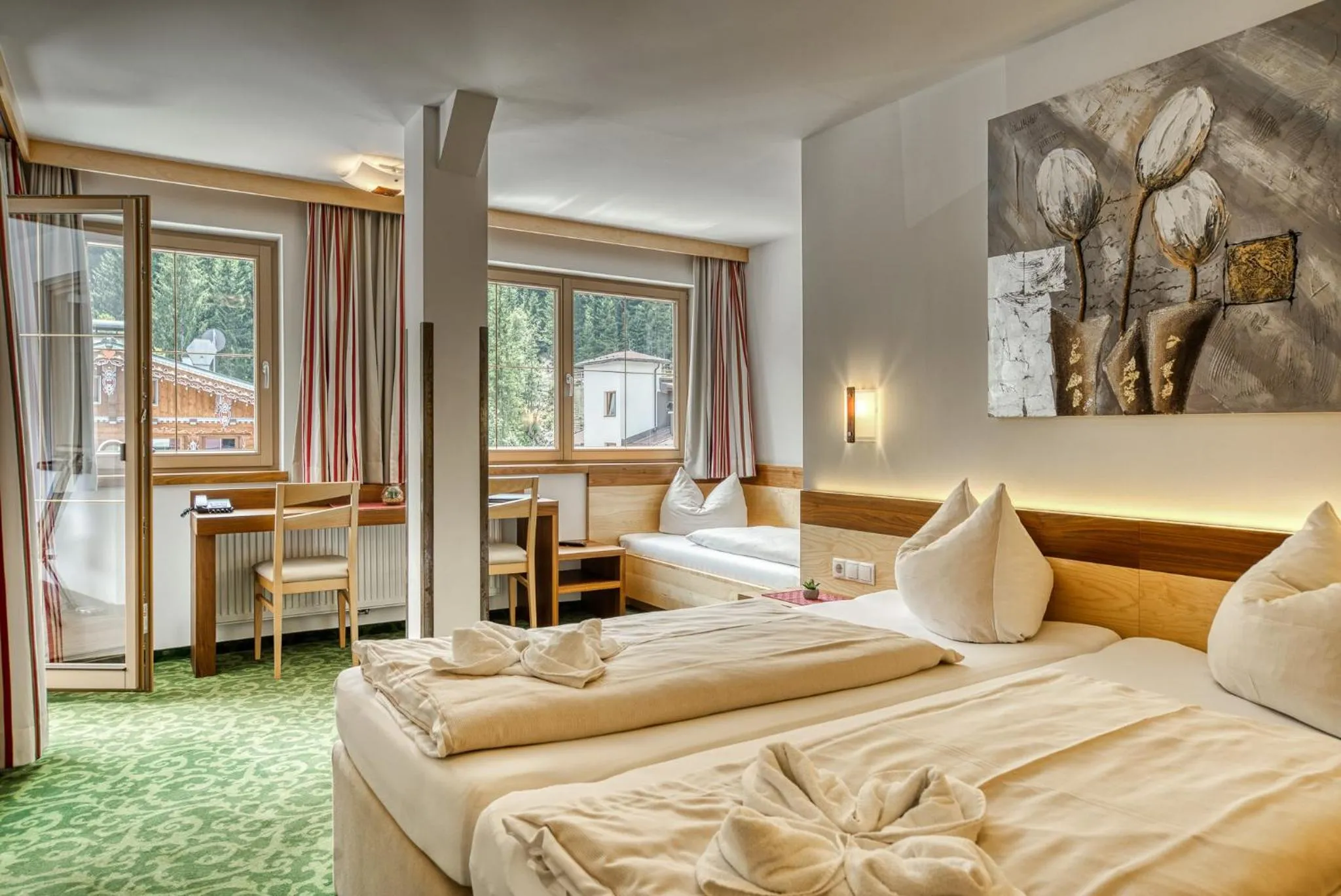 Bedroom, Bed in SonnenHOF hotel gerlos centrum