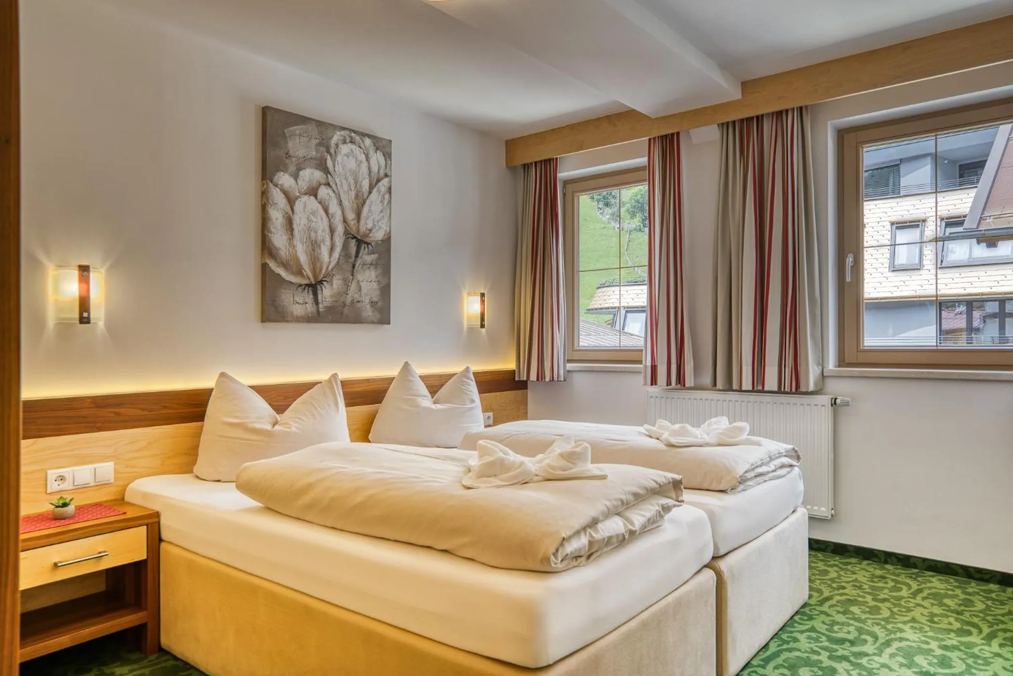 Bedroom, Bed in SonnenHOF hotel gerlos centrum