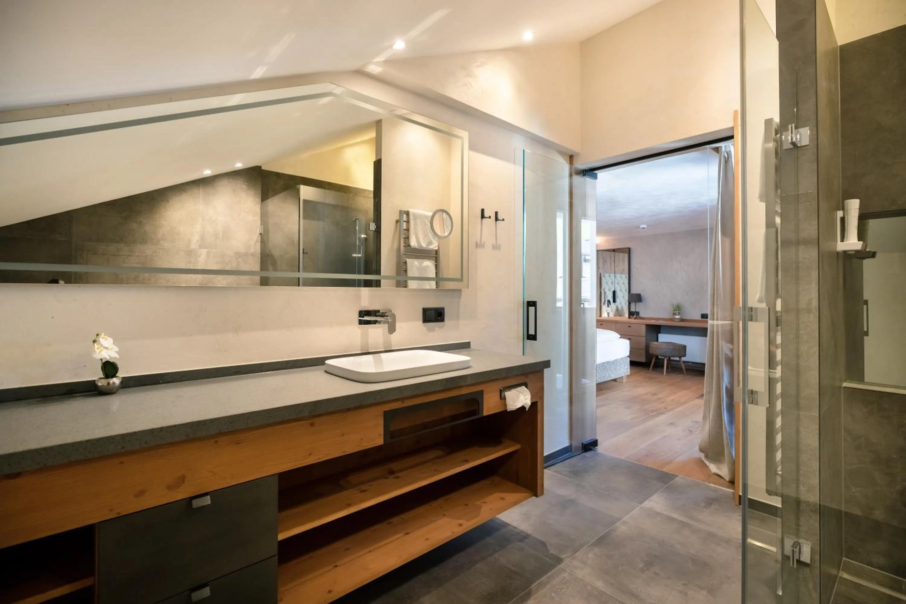 Bathroom in SonnenHOF hotel gerlos centrum