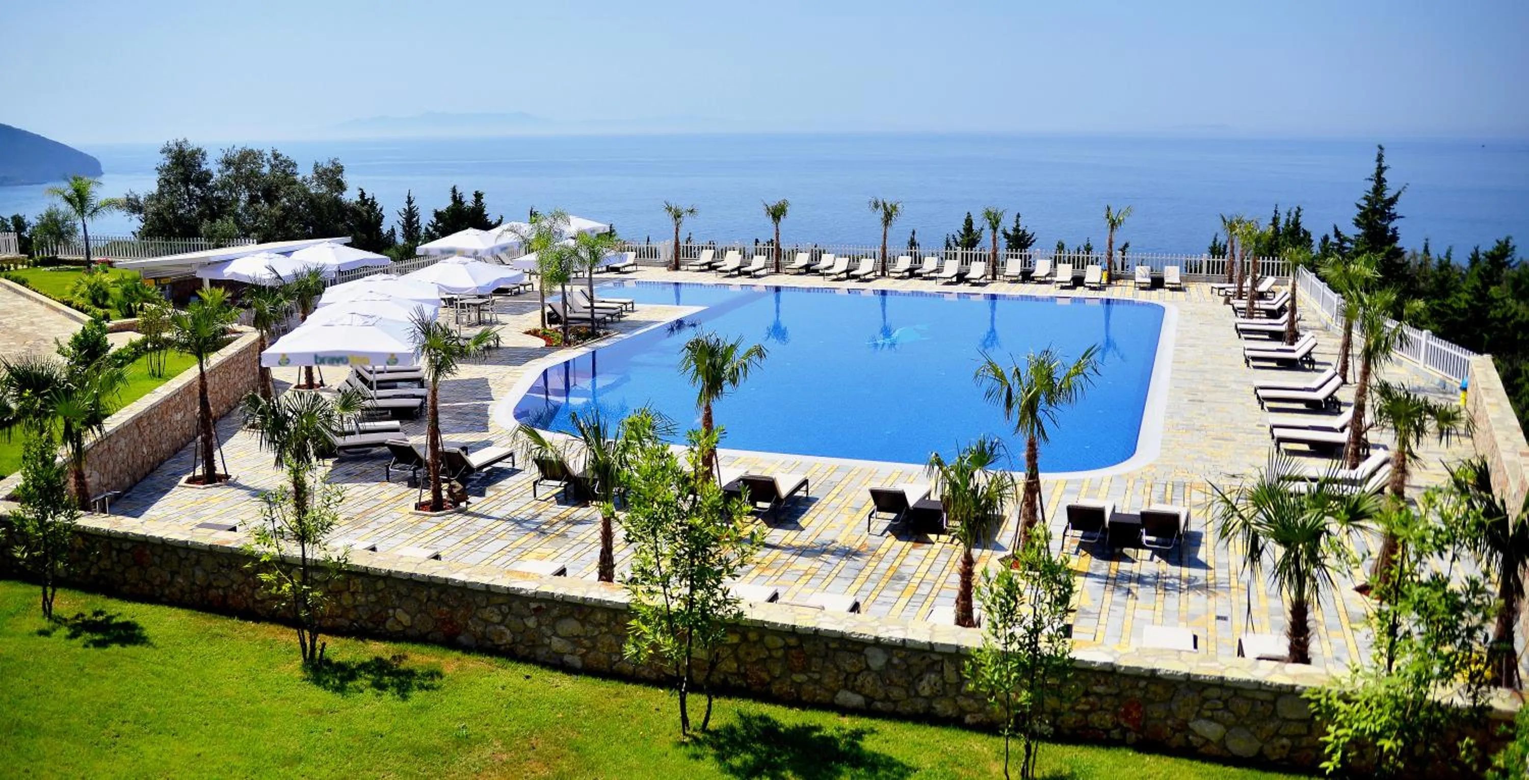 Pool view in Elysium Hotel