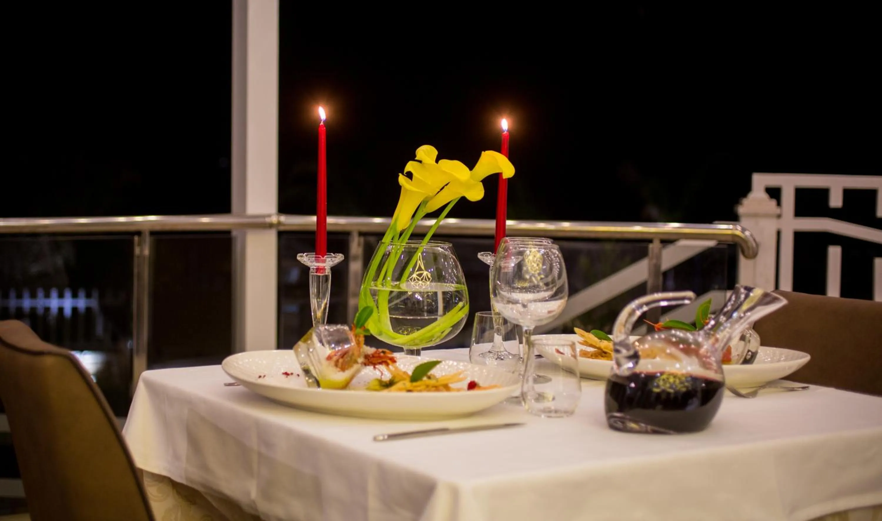 Dinner in Elysium Hotel