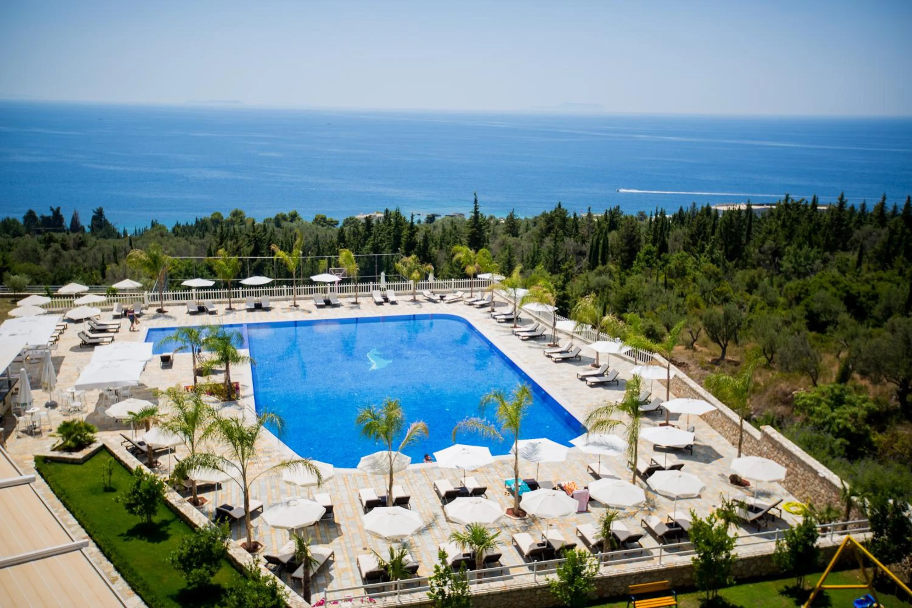 Pool view in Elysium Hotel