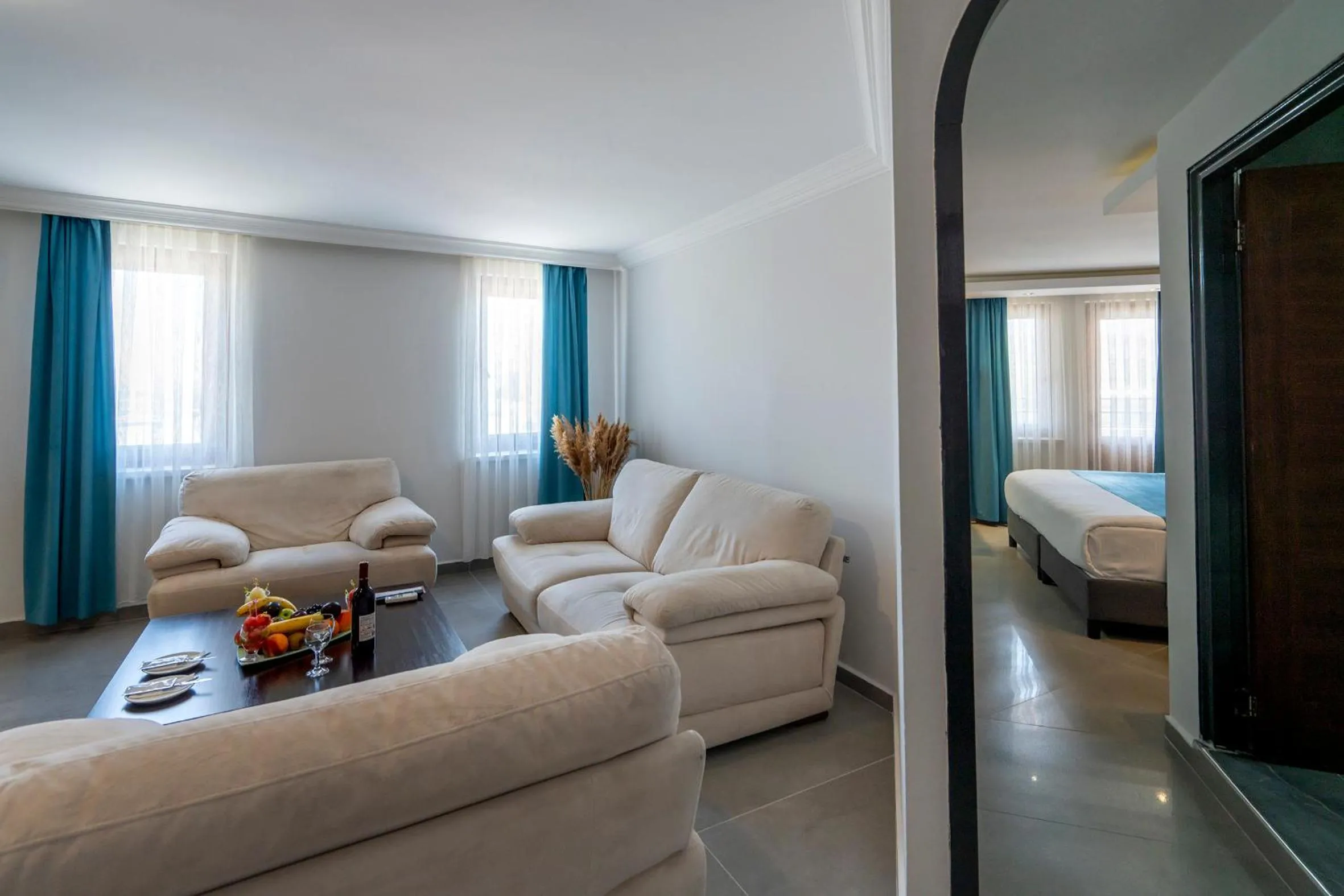 Bed in SIGNATURE GARDEN AVANOS Hotel & SPA