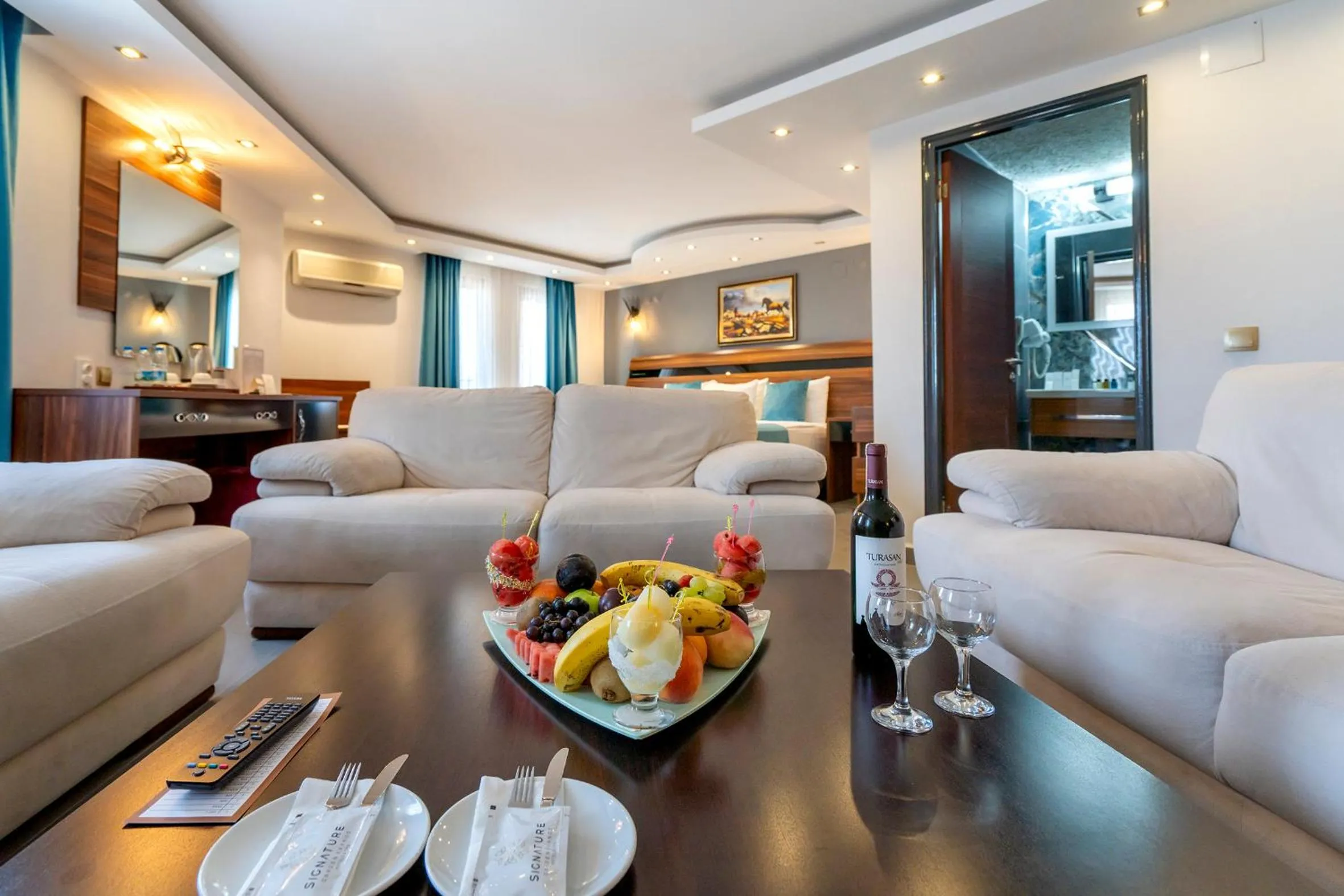 Living room in SIGNATURE GARDEN AVANOS Hotel & SPA