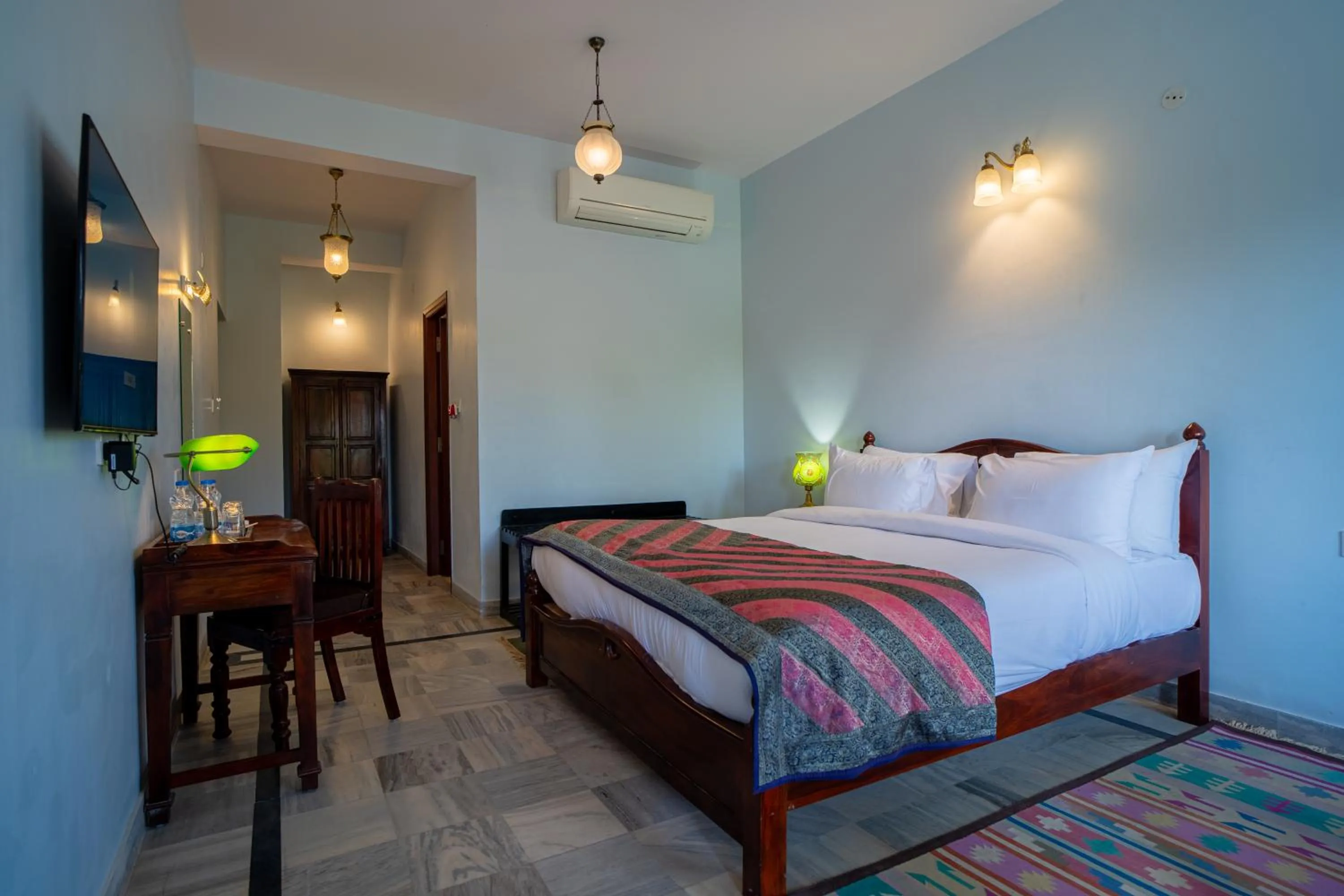 View (from property/room), Bed in Koolwal Kothi Zinc Journey by The Fern, Nawalgarh, Rajasthan