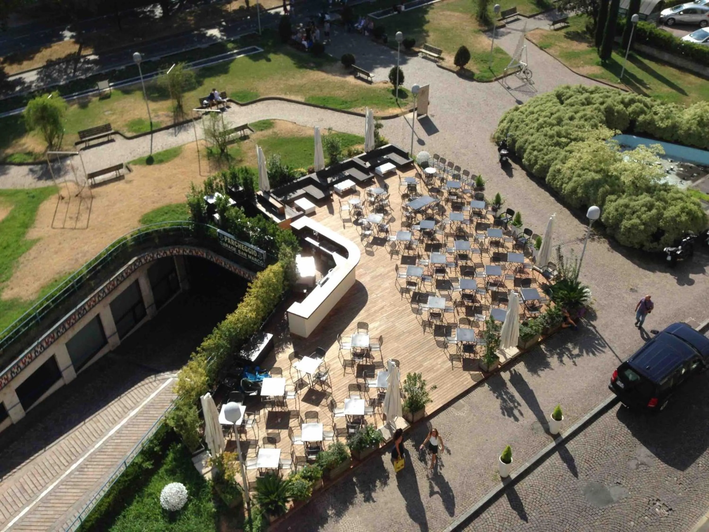 Landmark view in Ginevra Rooms