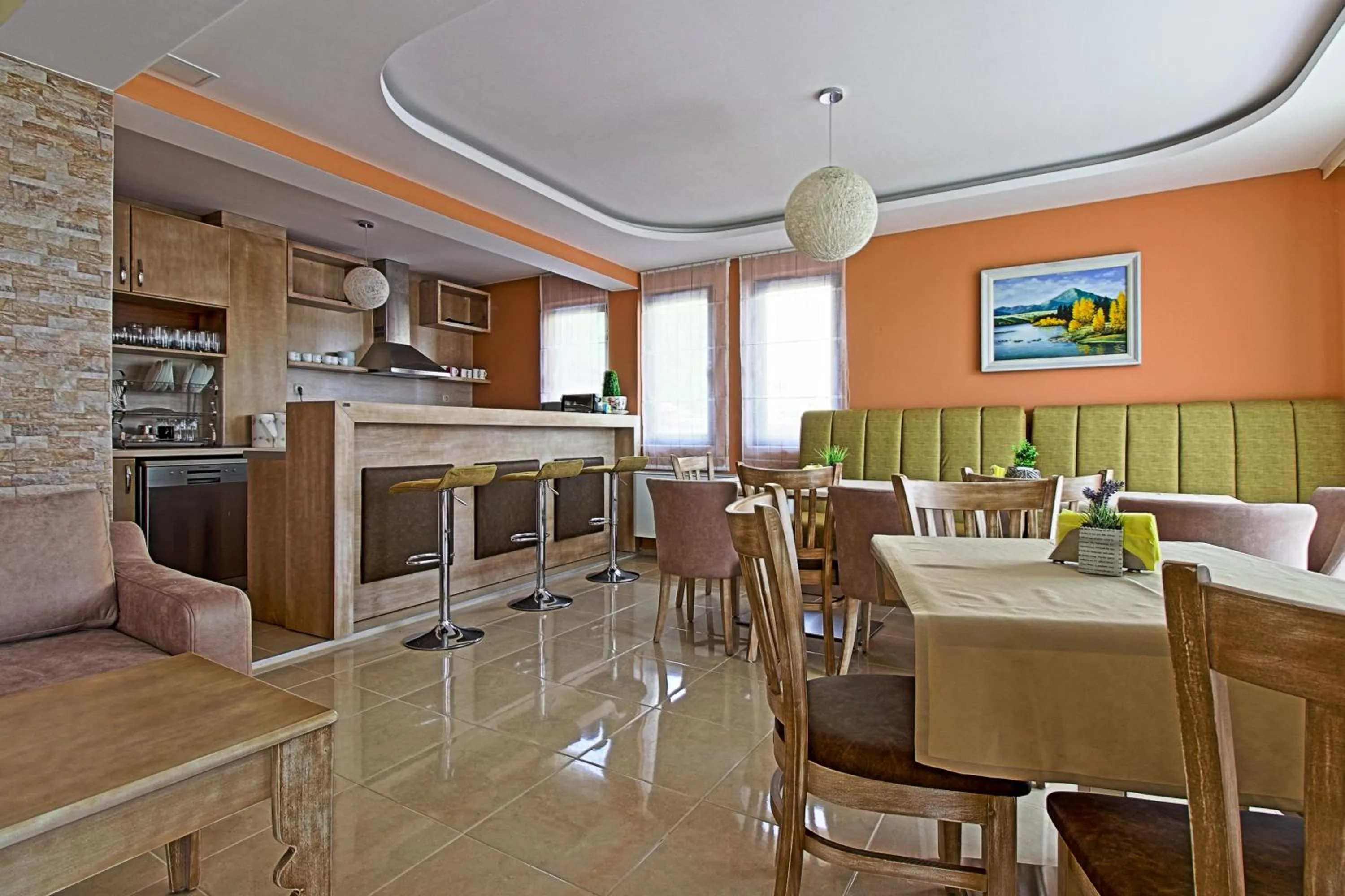 Dining area in White House
