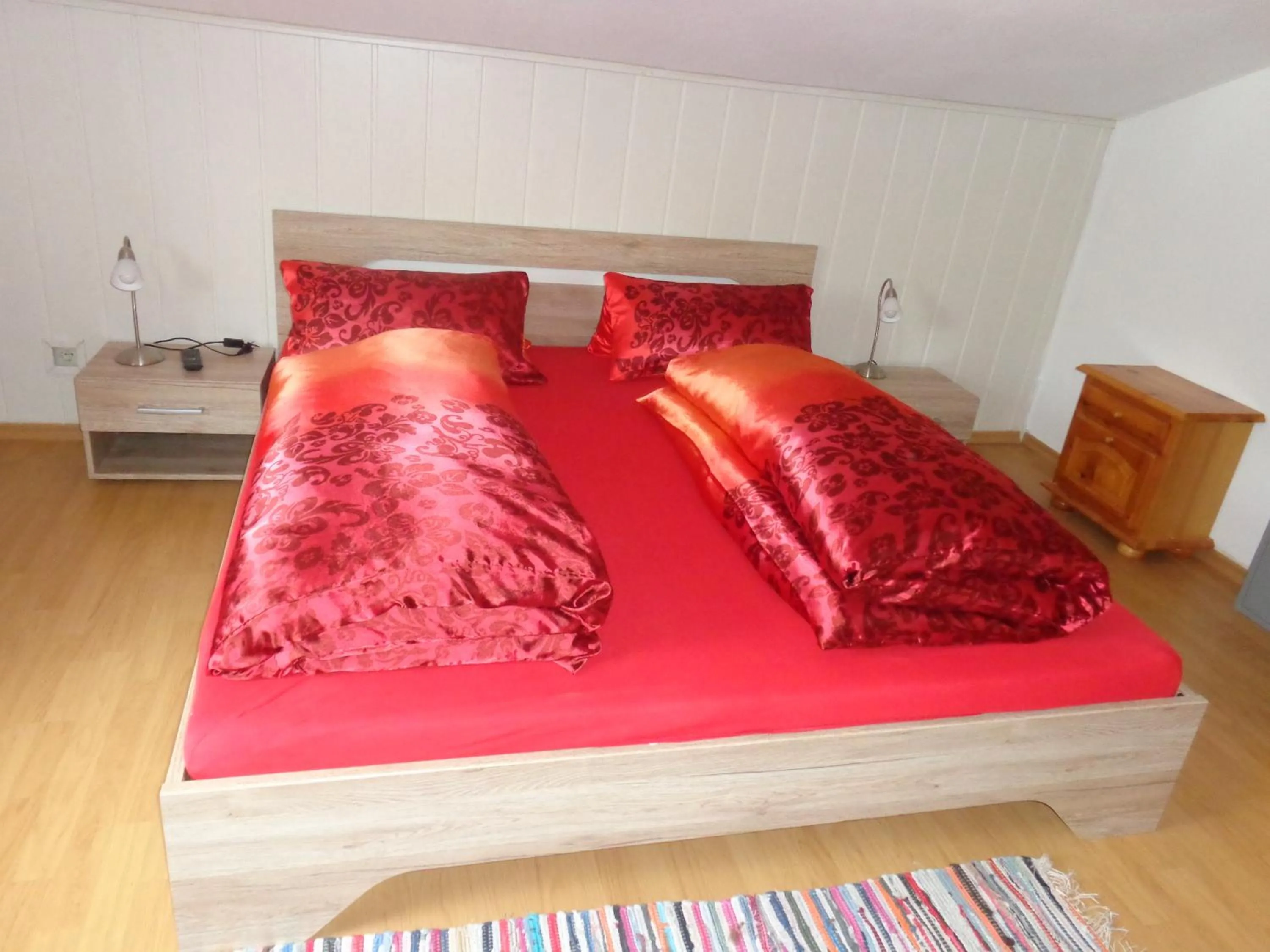 Bed in Gästehaus Eschenhof