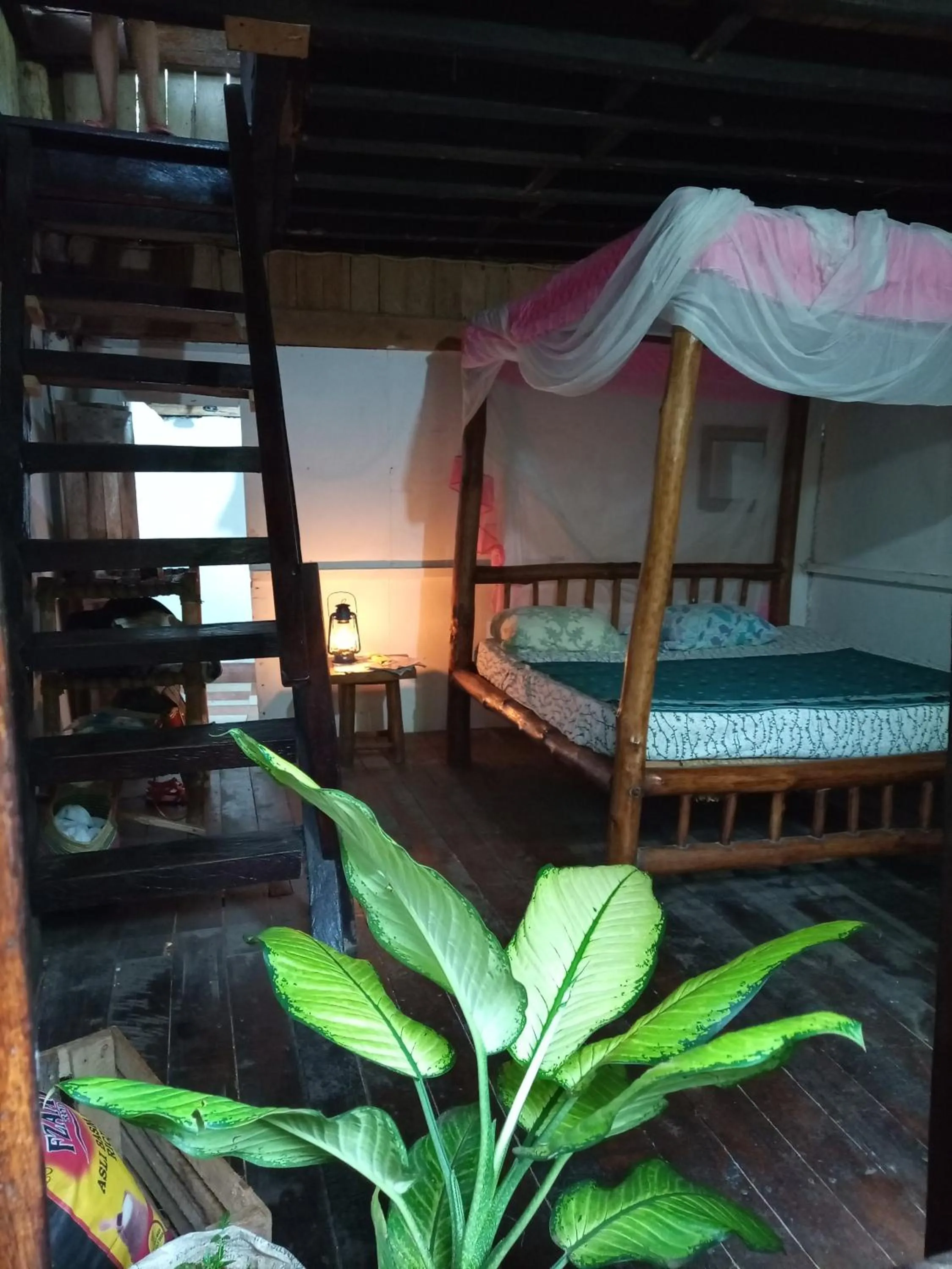 Bed in Mida Creek Eco Camp
