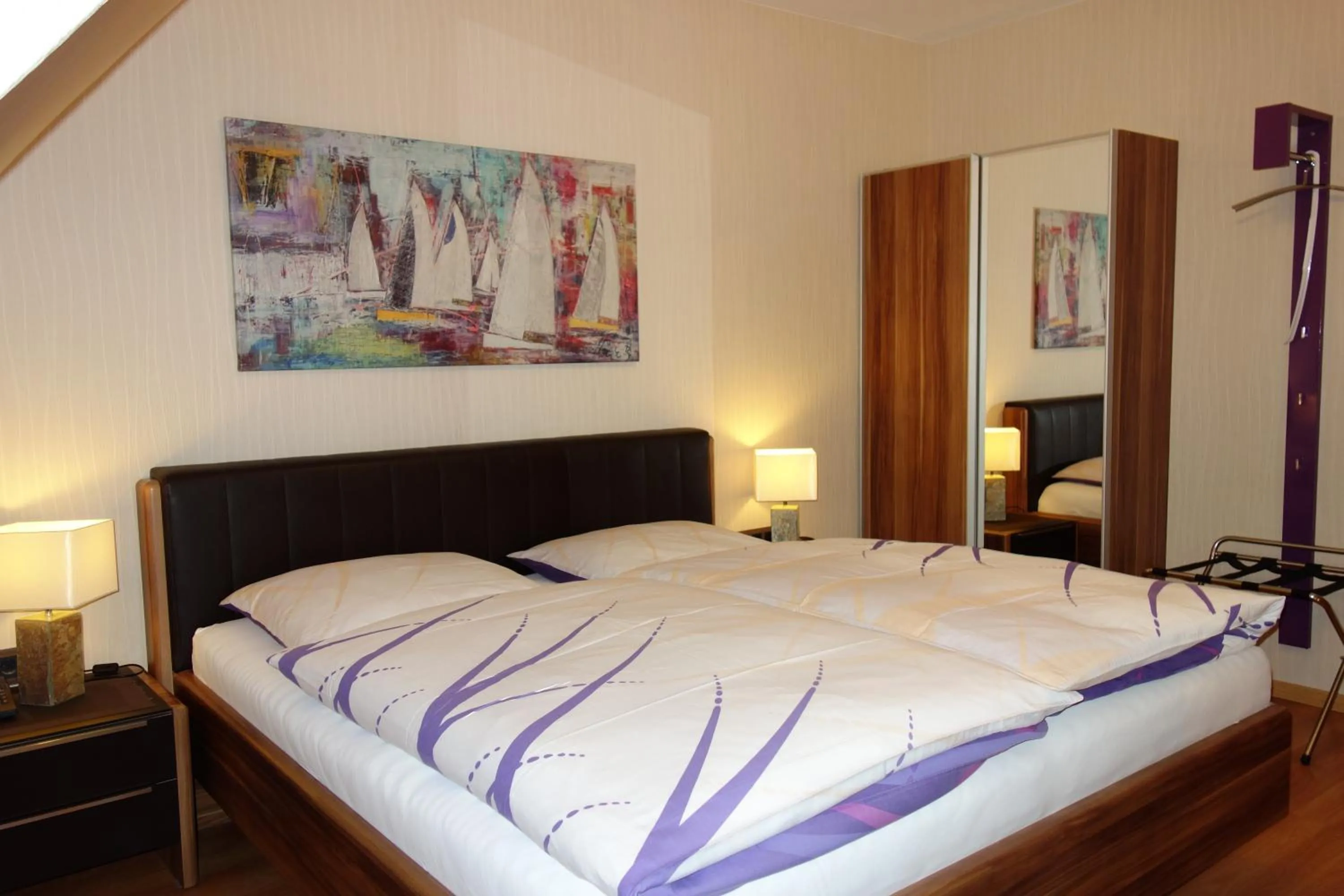 Bed in Hotel Gode Wind