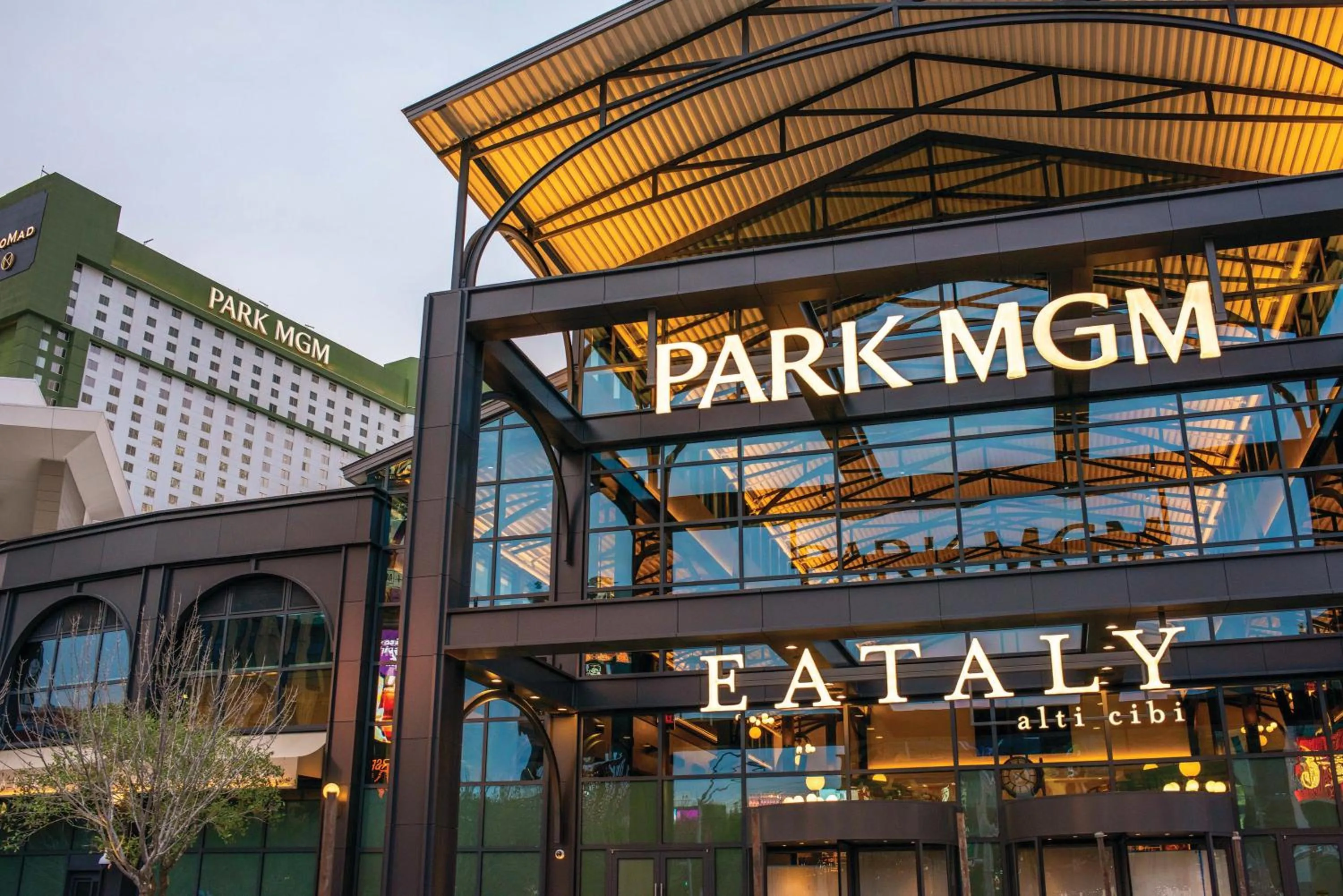 Property building in Park MGM Las Vegas