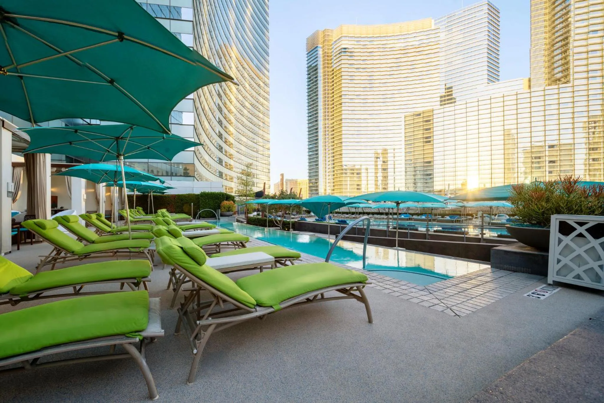 Swimming pool in Vdara Hotel & Spa at ARIA Las Vegas