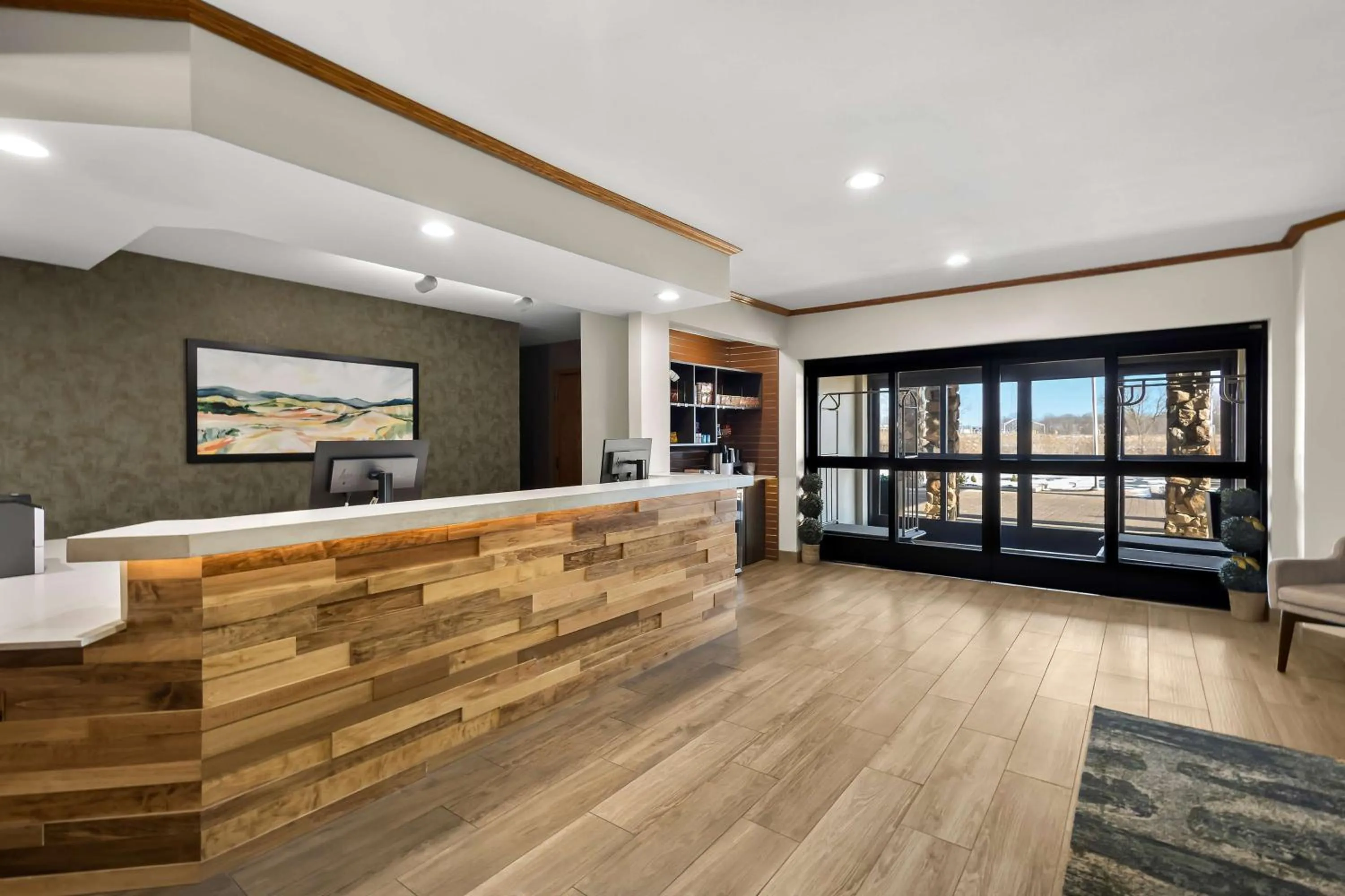 Lobby or reception in SureStay Plus by Best Western Fremont I-69