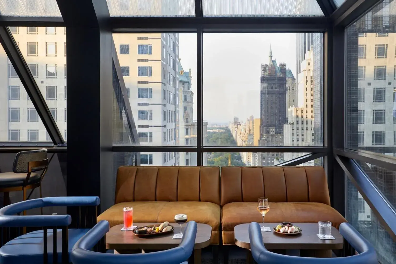 Lounge or bar in The Peninsula New York Lounge or bar in The Peninsula New York