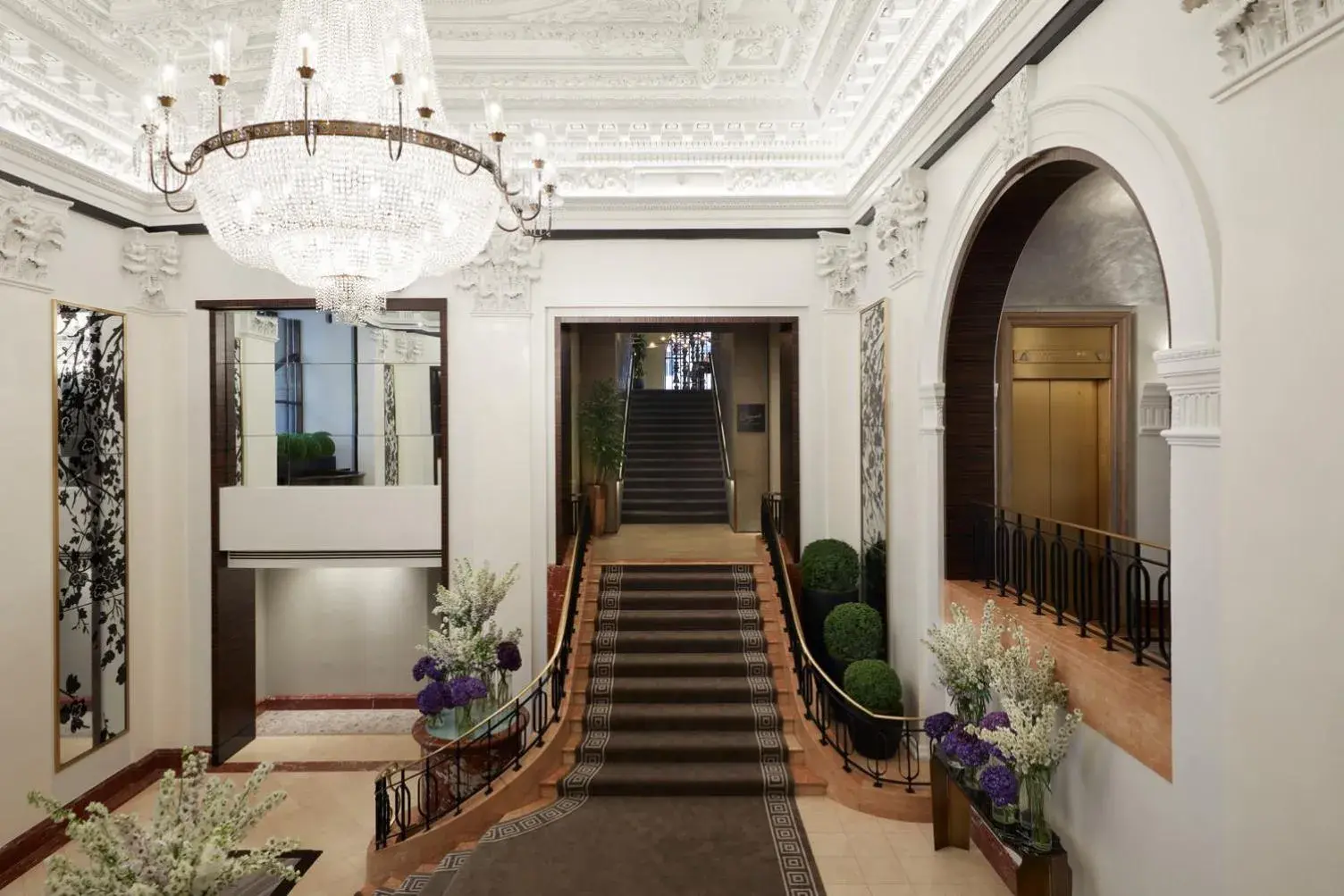 Lobby or reception in The Peninsula New York Lobby or reception in The Peninsula New York