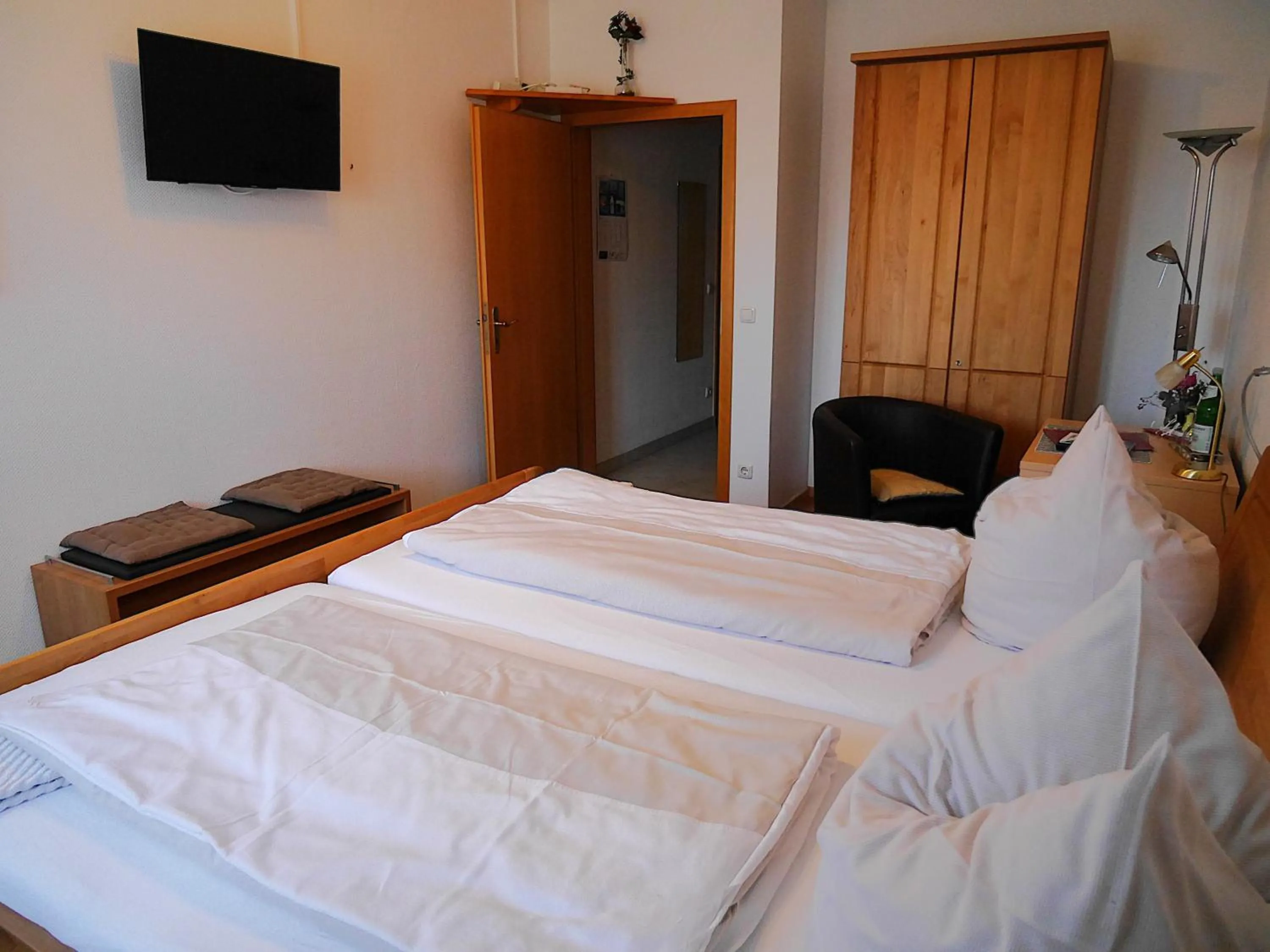 Bed in Gästezimmer Lammersmann