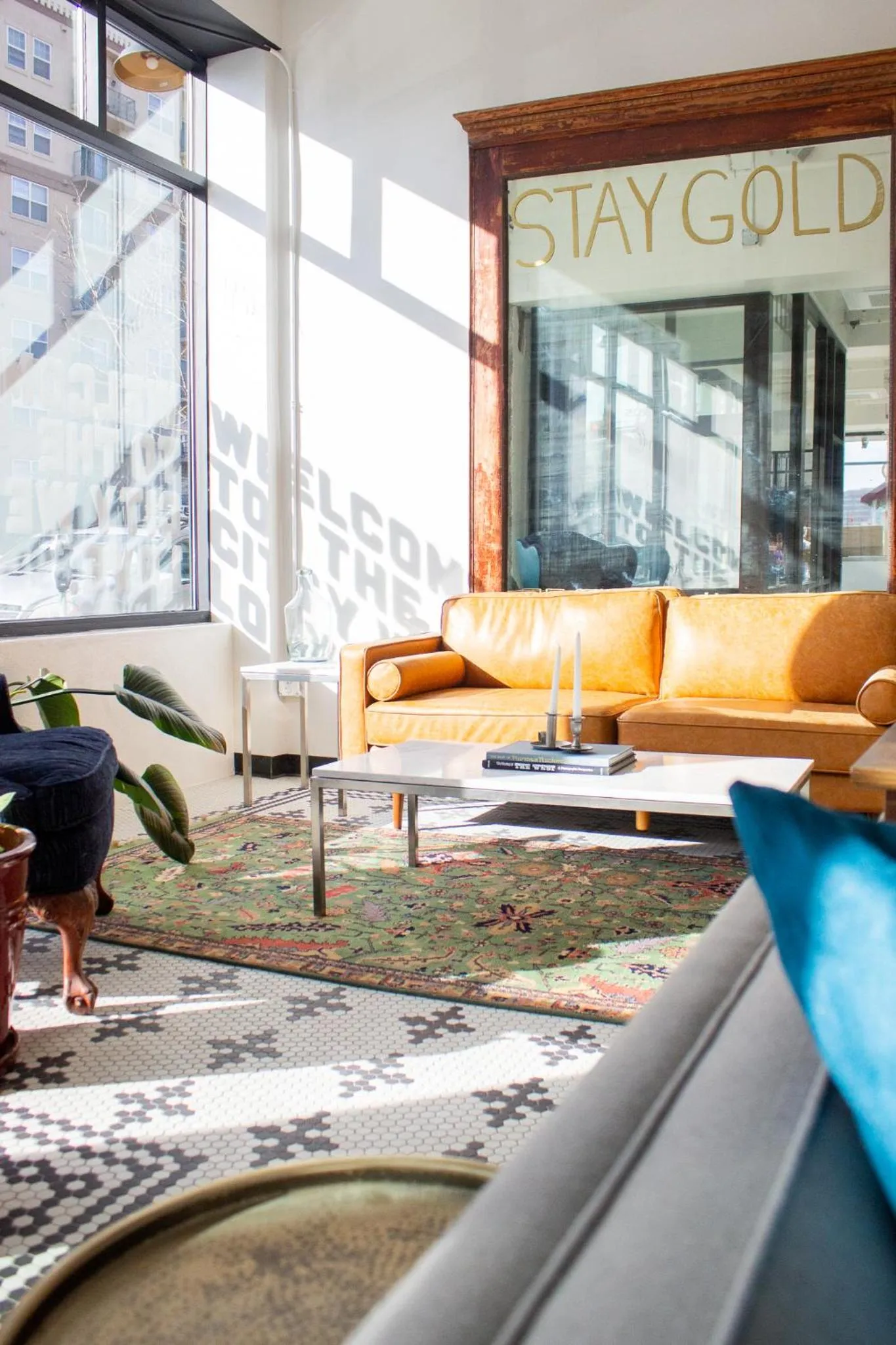 Lobby or reception in 11th Avenue Hostel