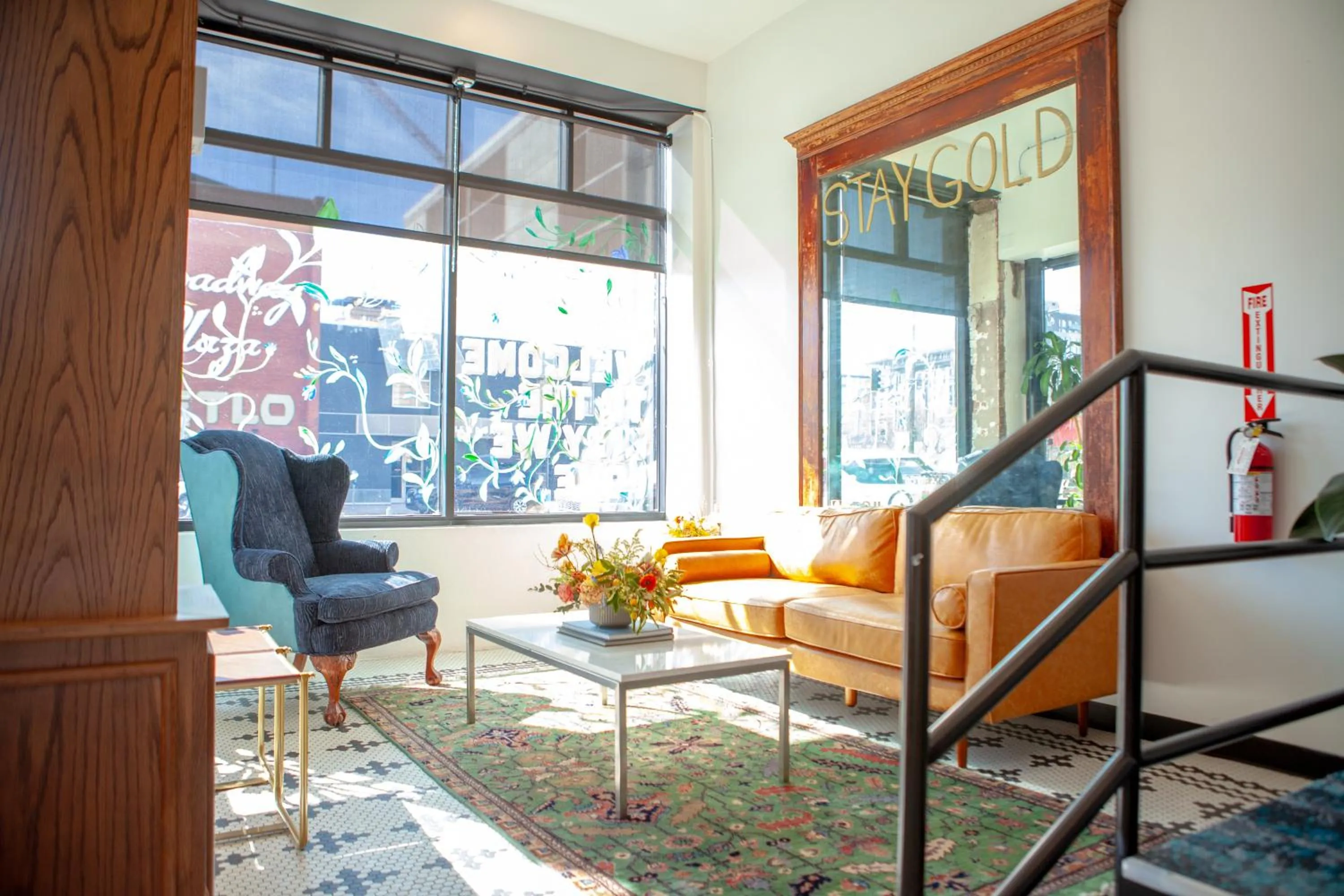 Lobby or reception in 11th Avenue Hostel