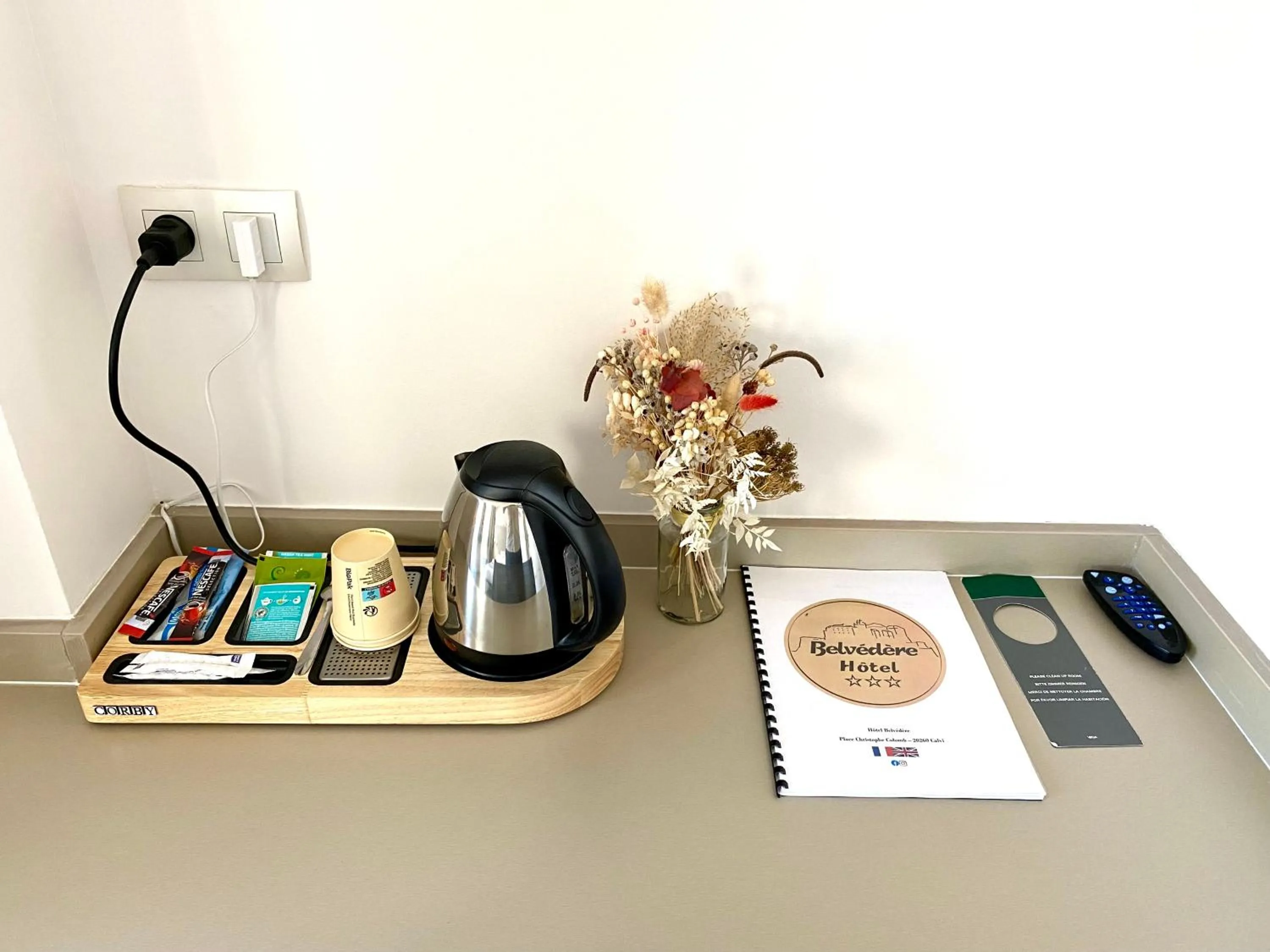 Coffee/tea facilities in Hotel Belvedere
