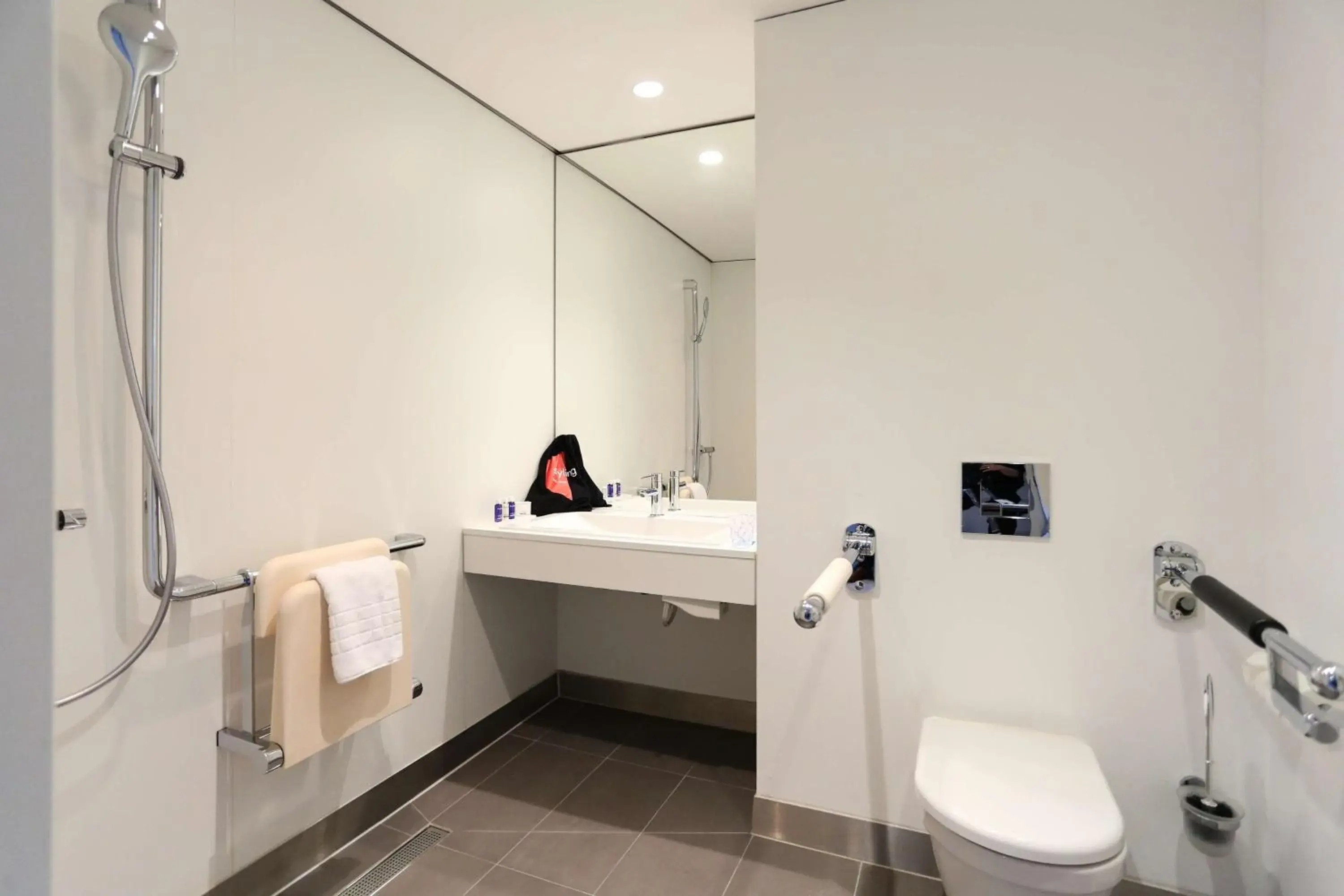Bathroom in art'otel cologne, Powered by Radisson Hotels Bathroom in art'otel cologne, Powered by Radisson Hotels