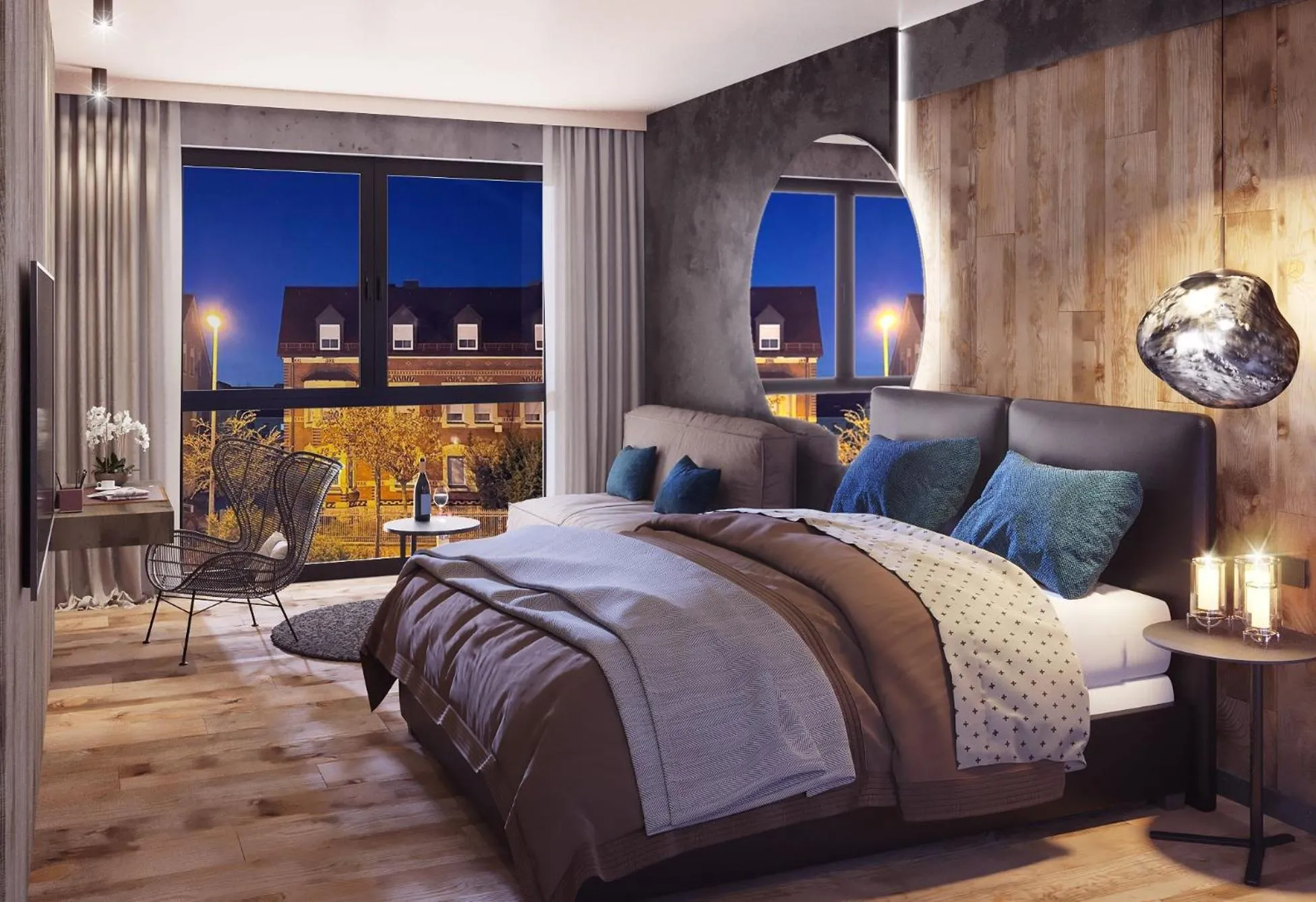 Bedroom, Bed in WITTMANNs