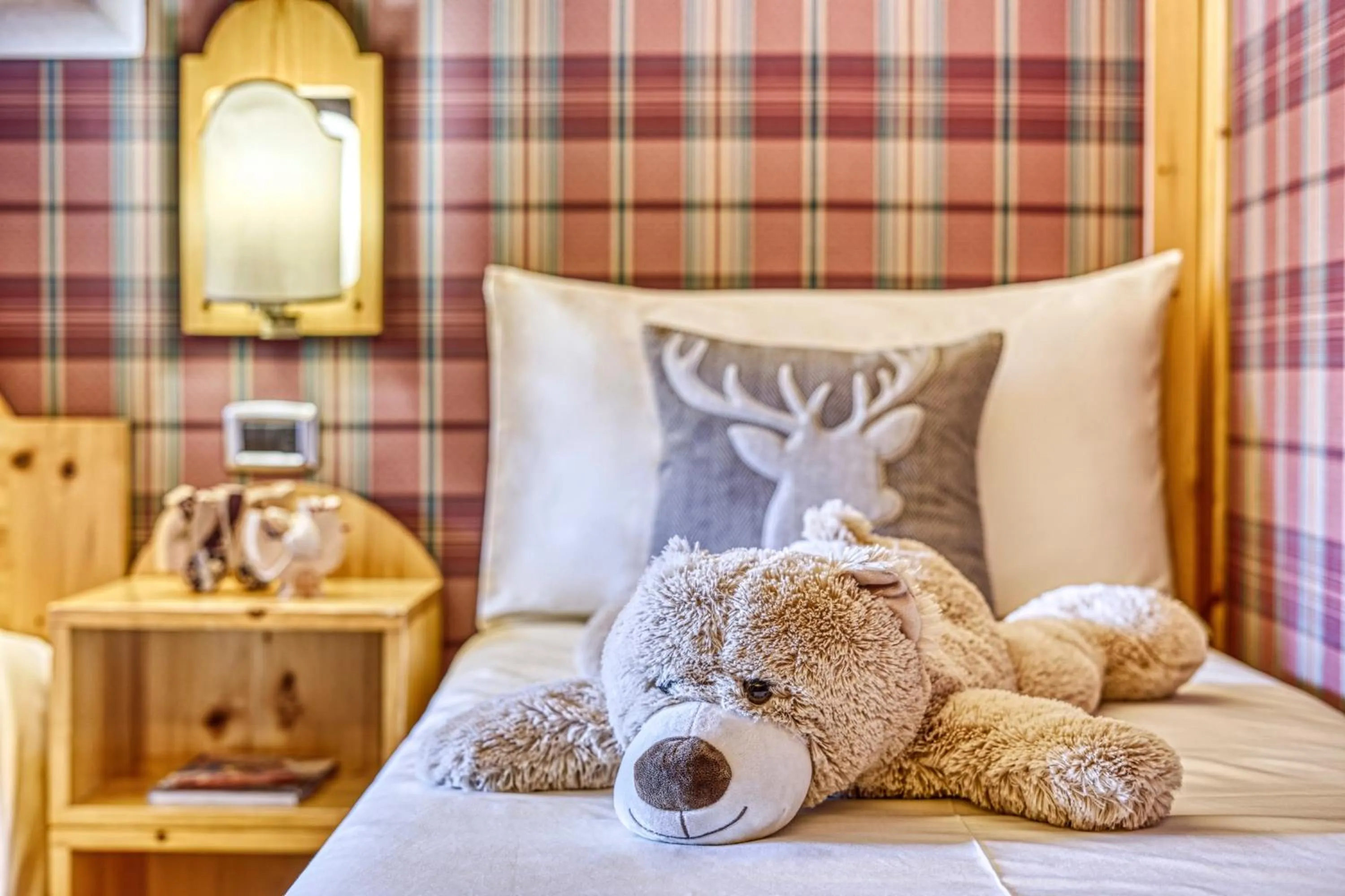 Bed in Hotel Sant'Orso - Mountain Lodge & Spa