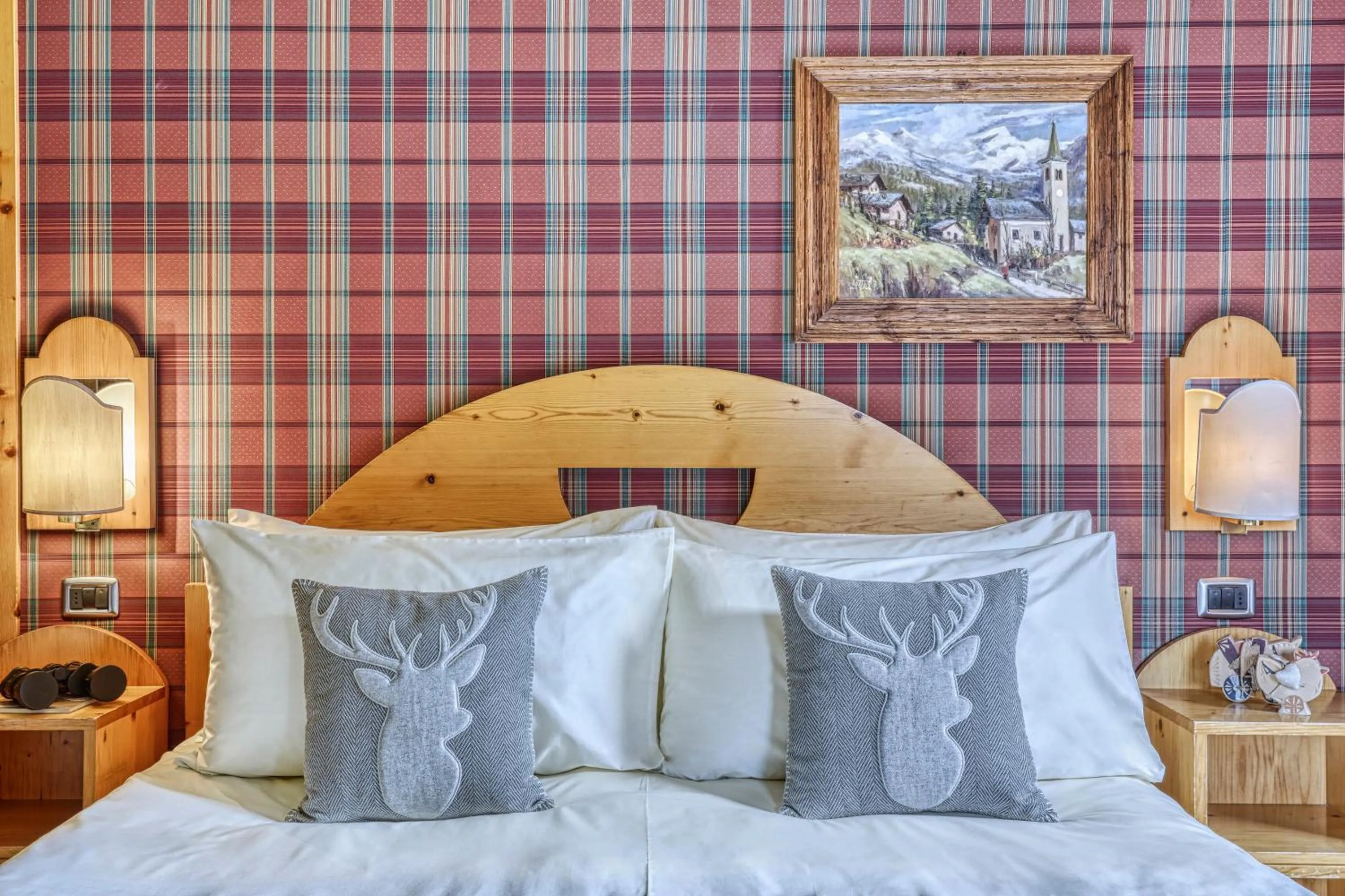 Bed in Hotel Sant'Orso - Mountain Lodge & Spa