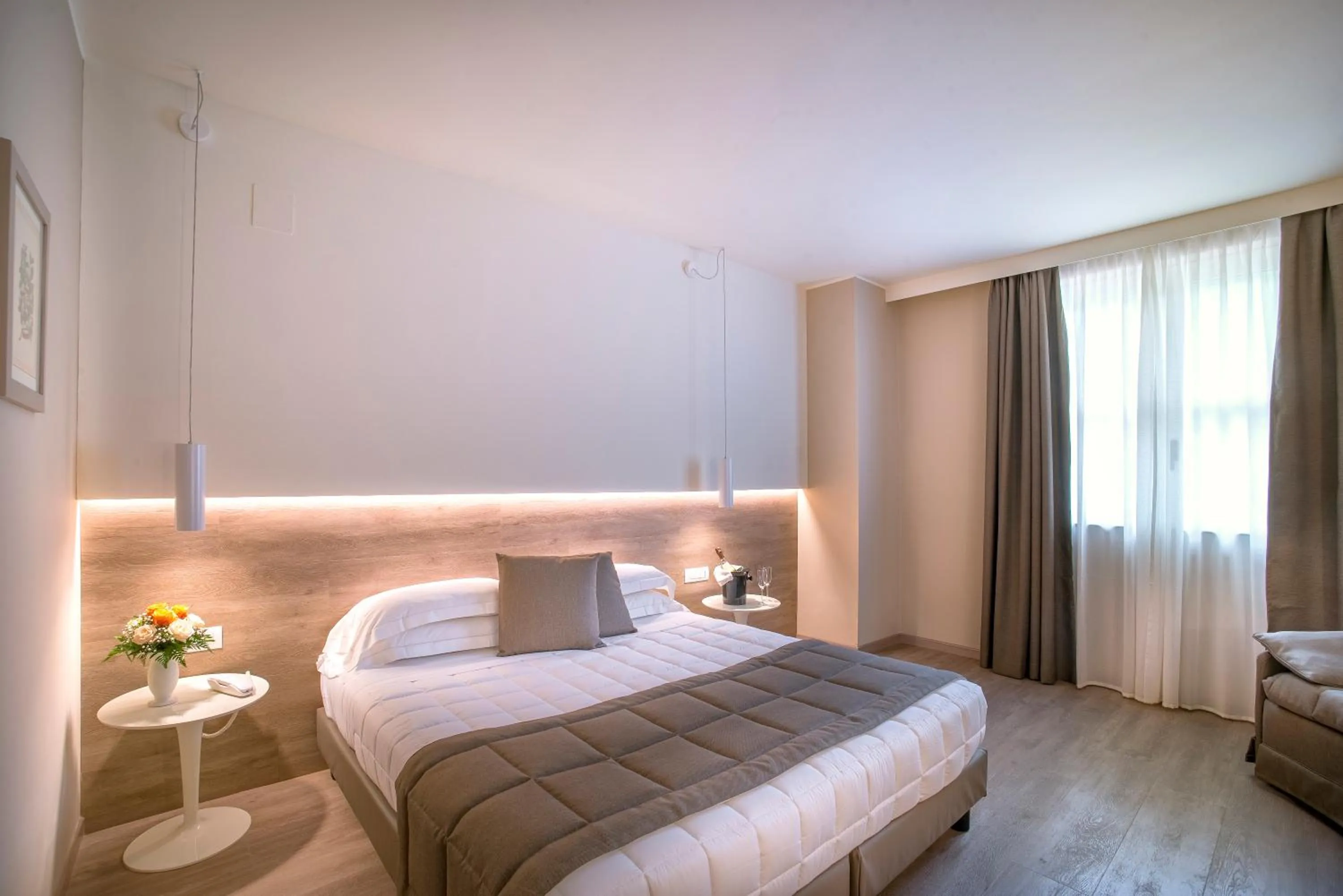 Bed in Guesia Village Hotel e Spa