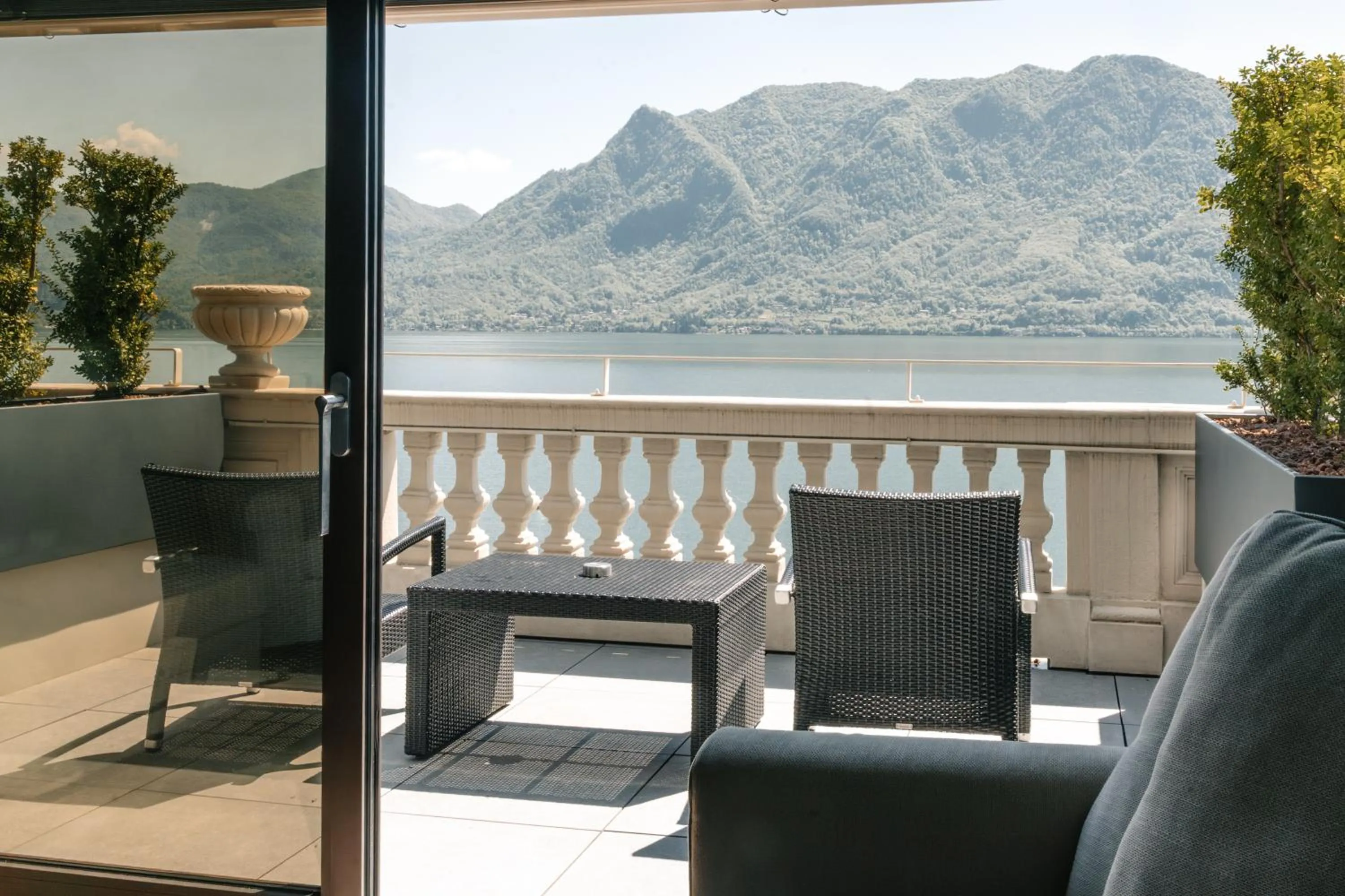 Balcony/Terrace in Hotel Ghiffa