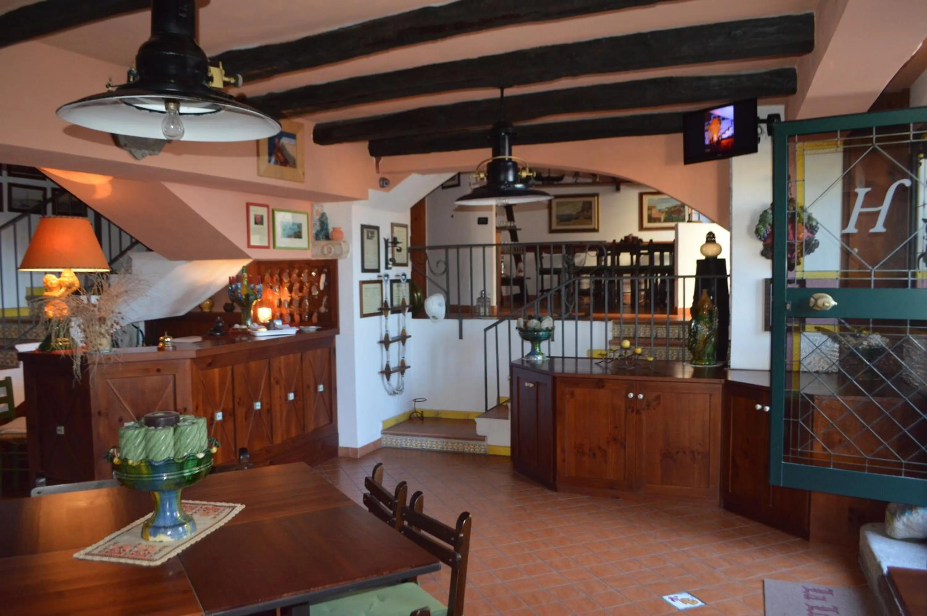 Lobby or reception in La Locandiera affittacamere