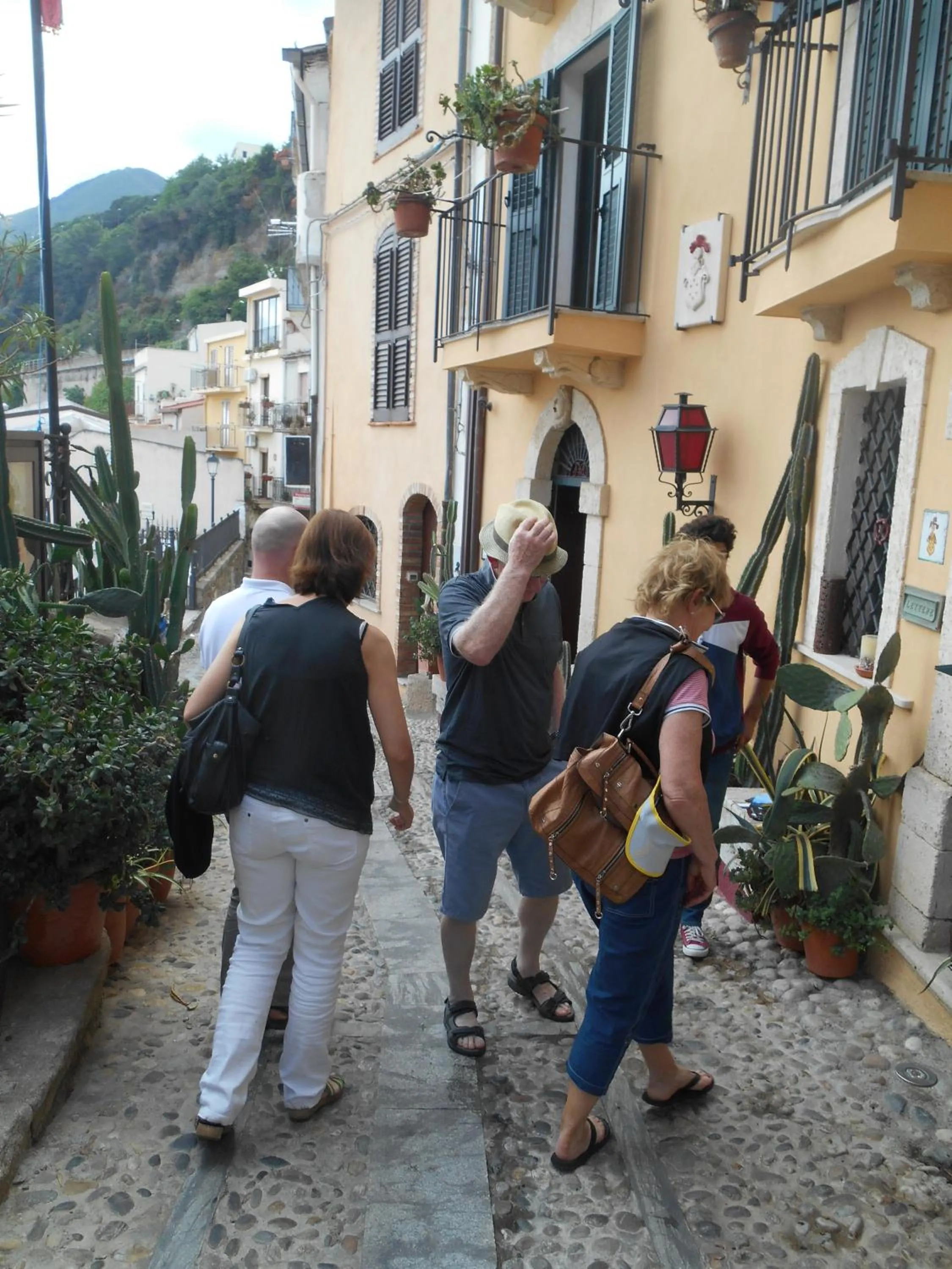 group of guests in La Locandiera affittacamere
