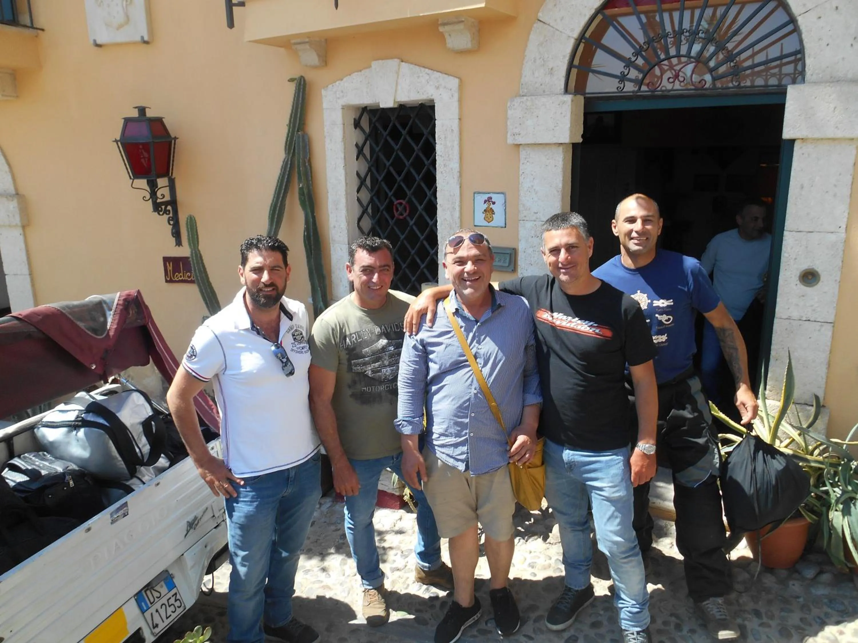 group of guests in La Locandiera affittacamere