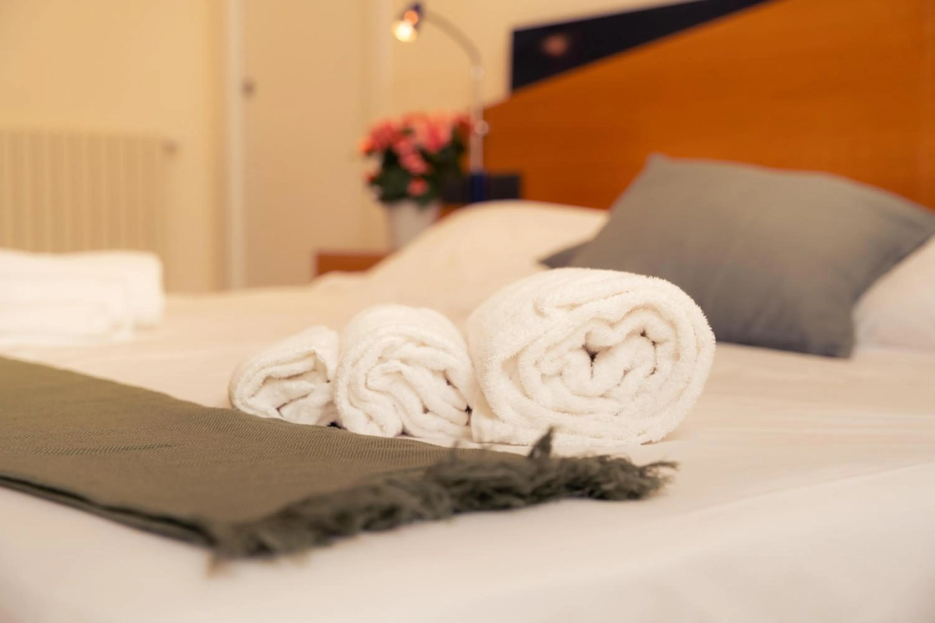 Bed in Hotel San Pancrazio