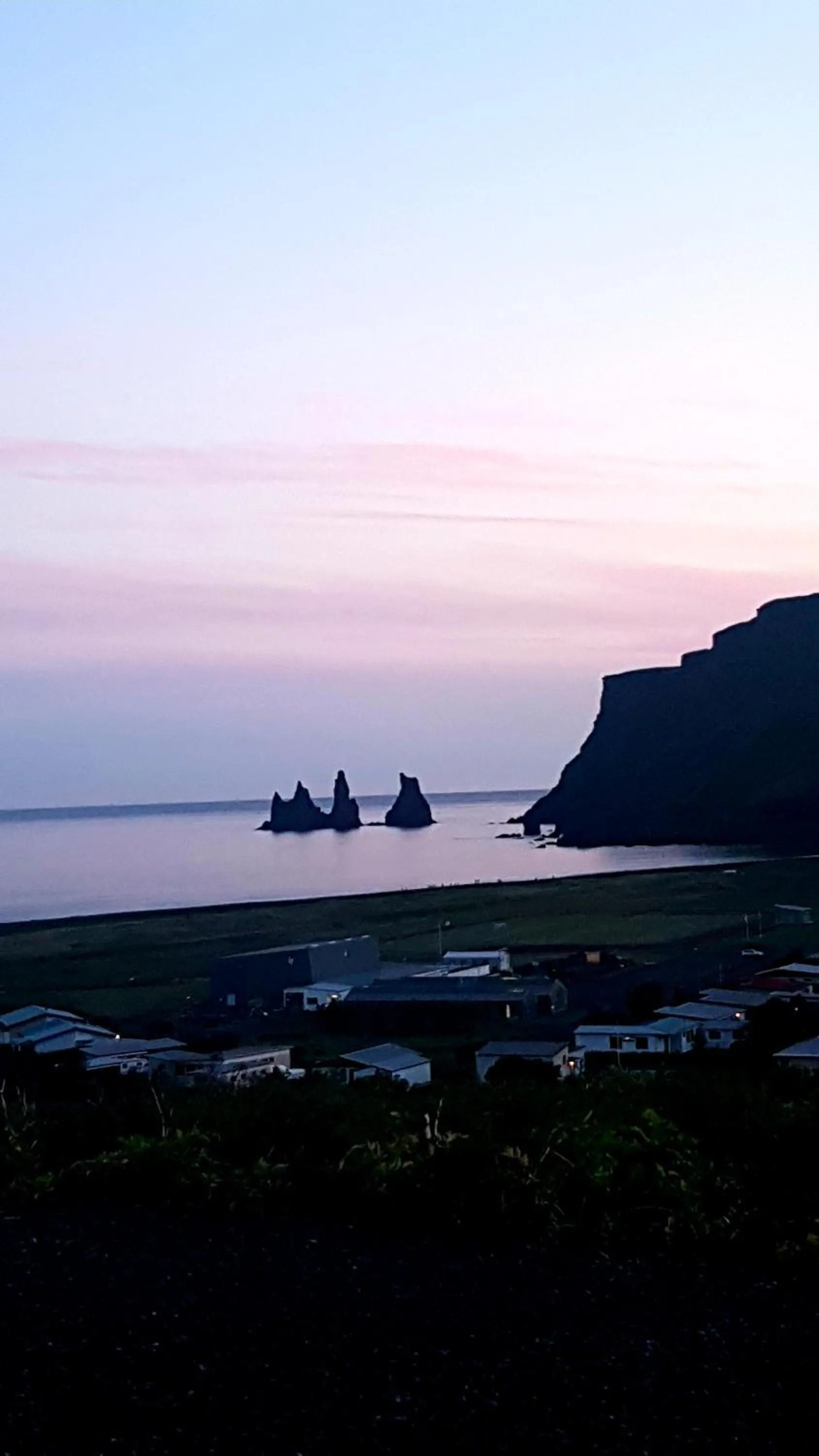 Natural landscape in Guesthouse Galleri Vík