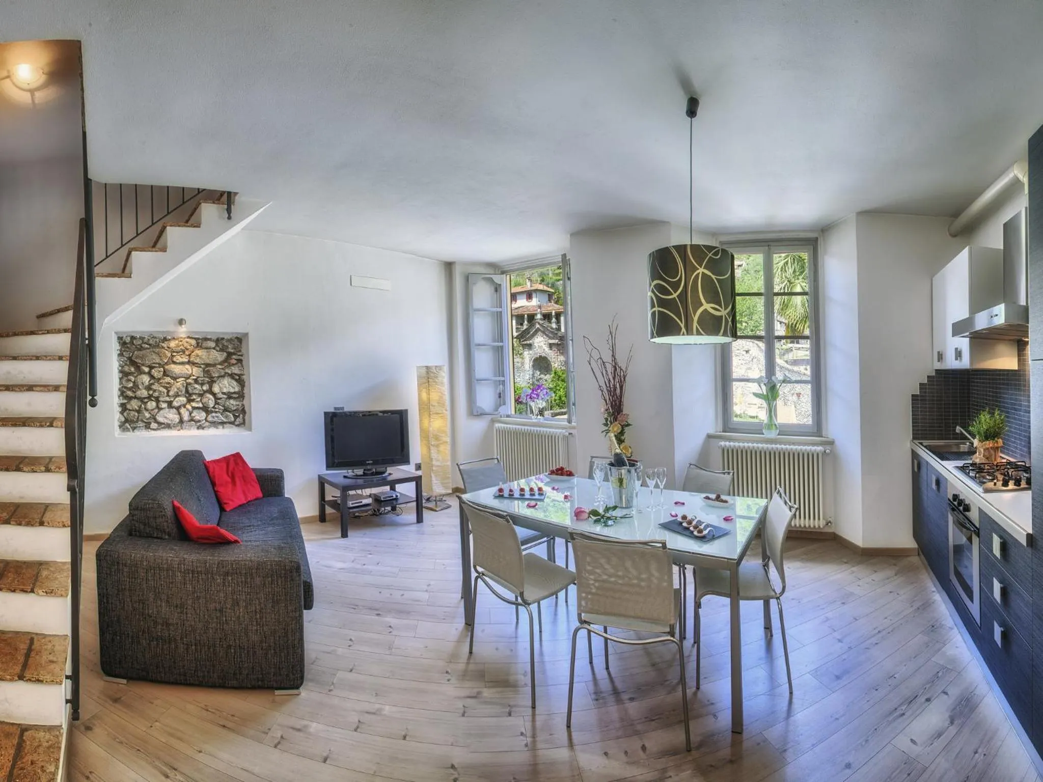 Living room in VILLA VINICIA, pool, jacuzzi, airco