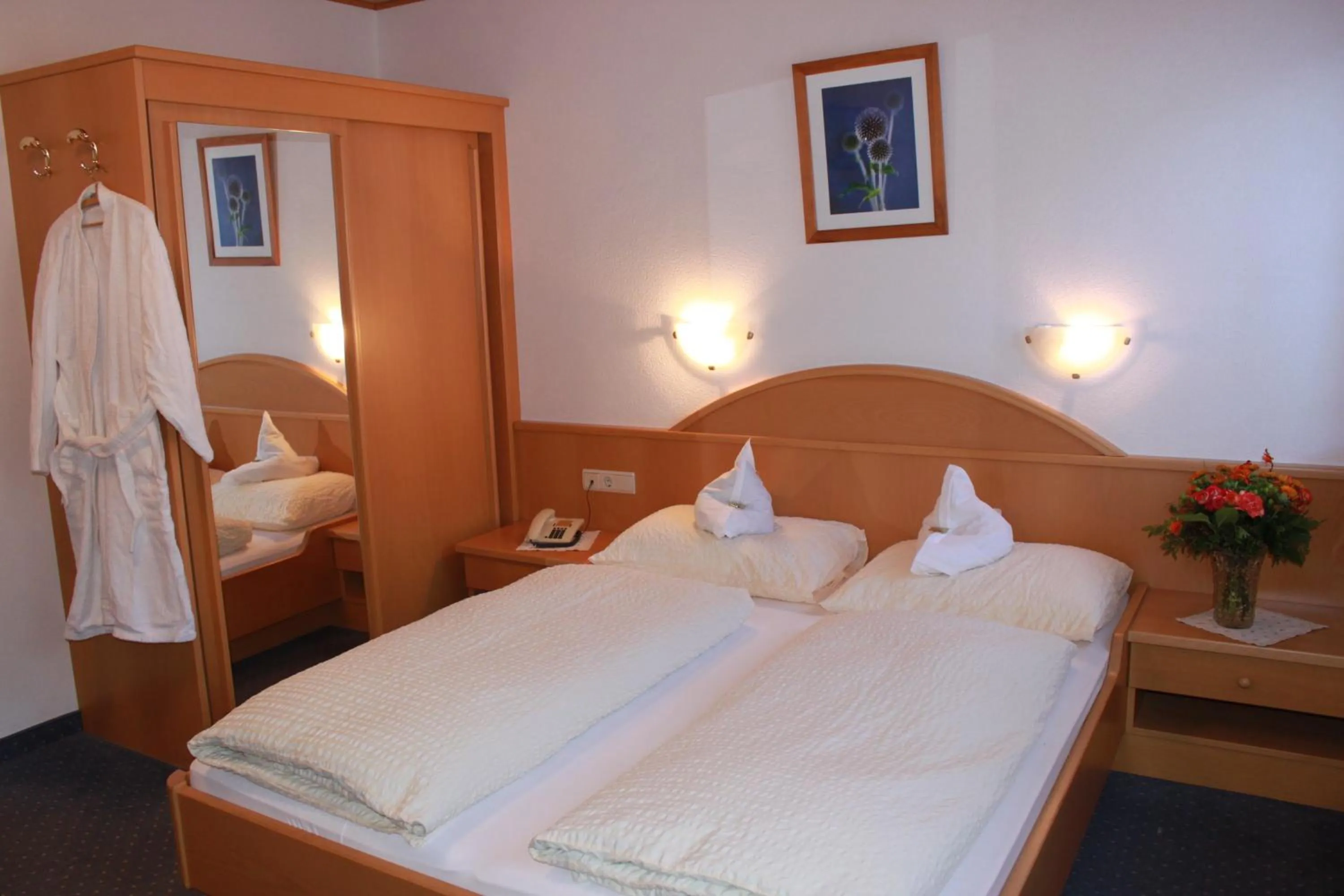 Bed in Hotel Haselried