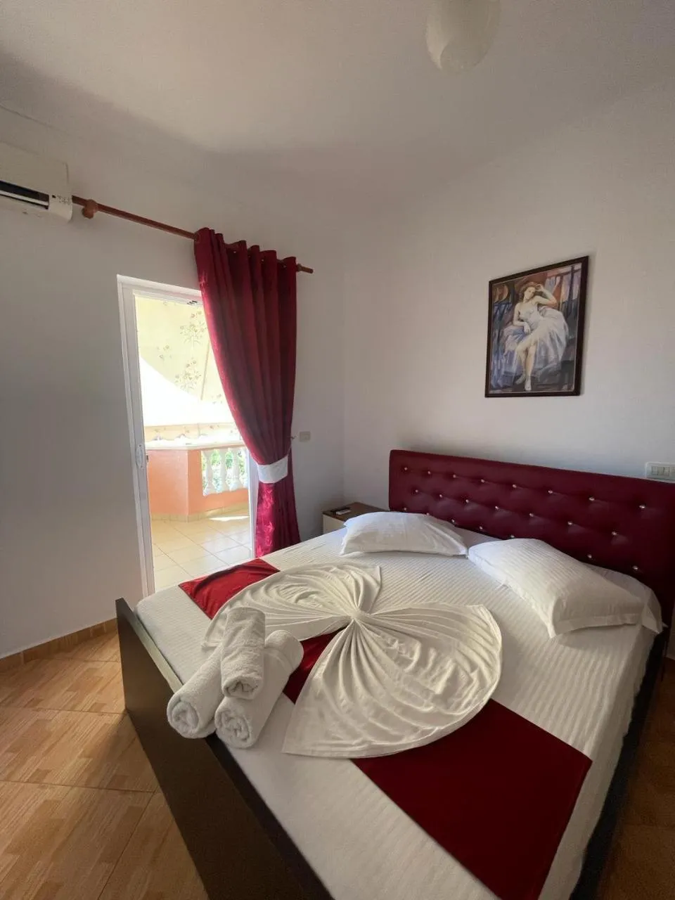 towels, Bed in Vila Florand Sela
