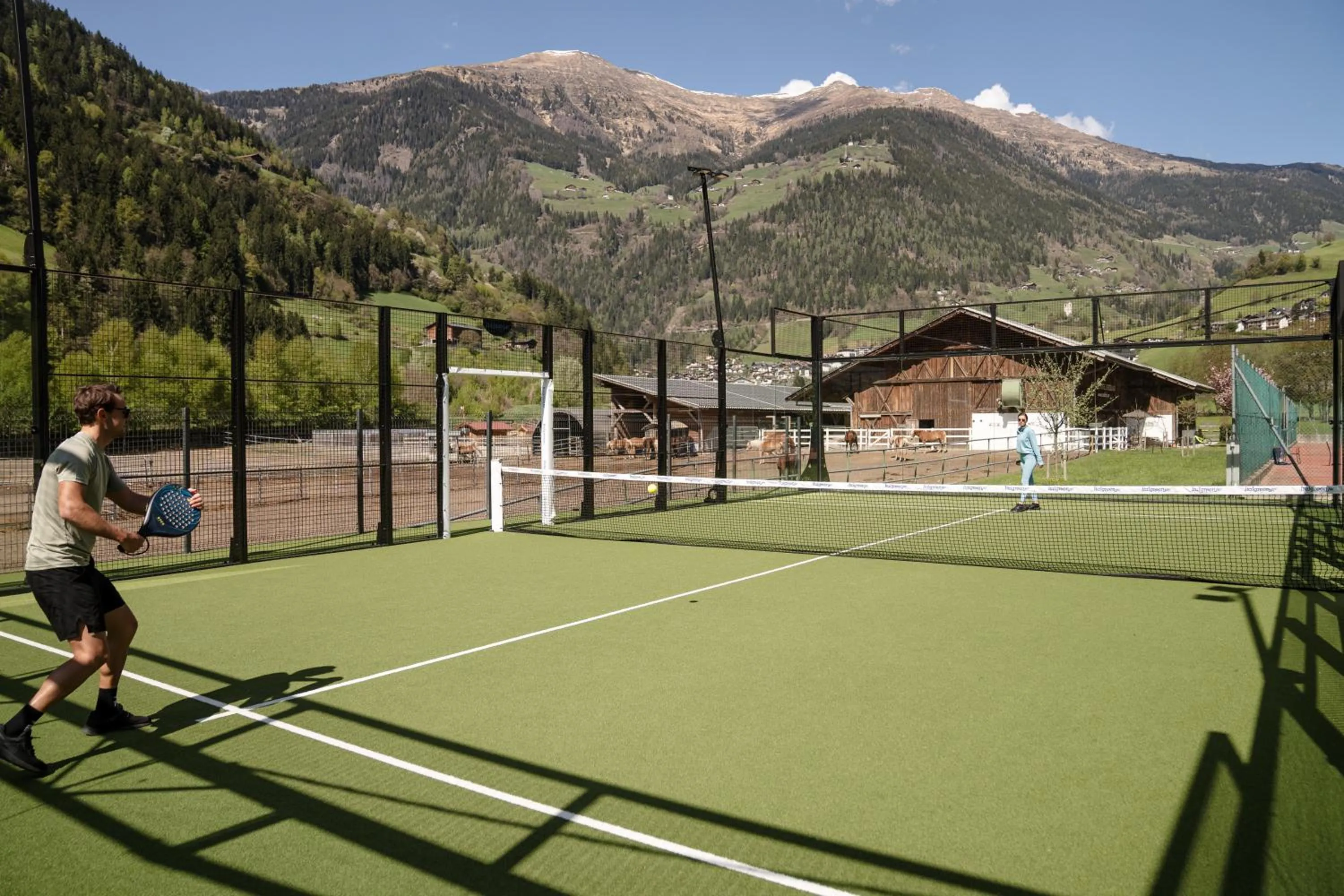 Tennis court in Stroblhof Active Family Spa Resort