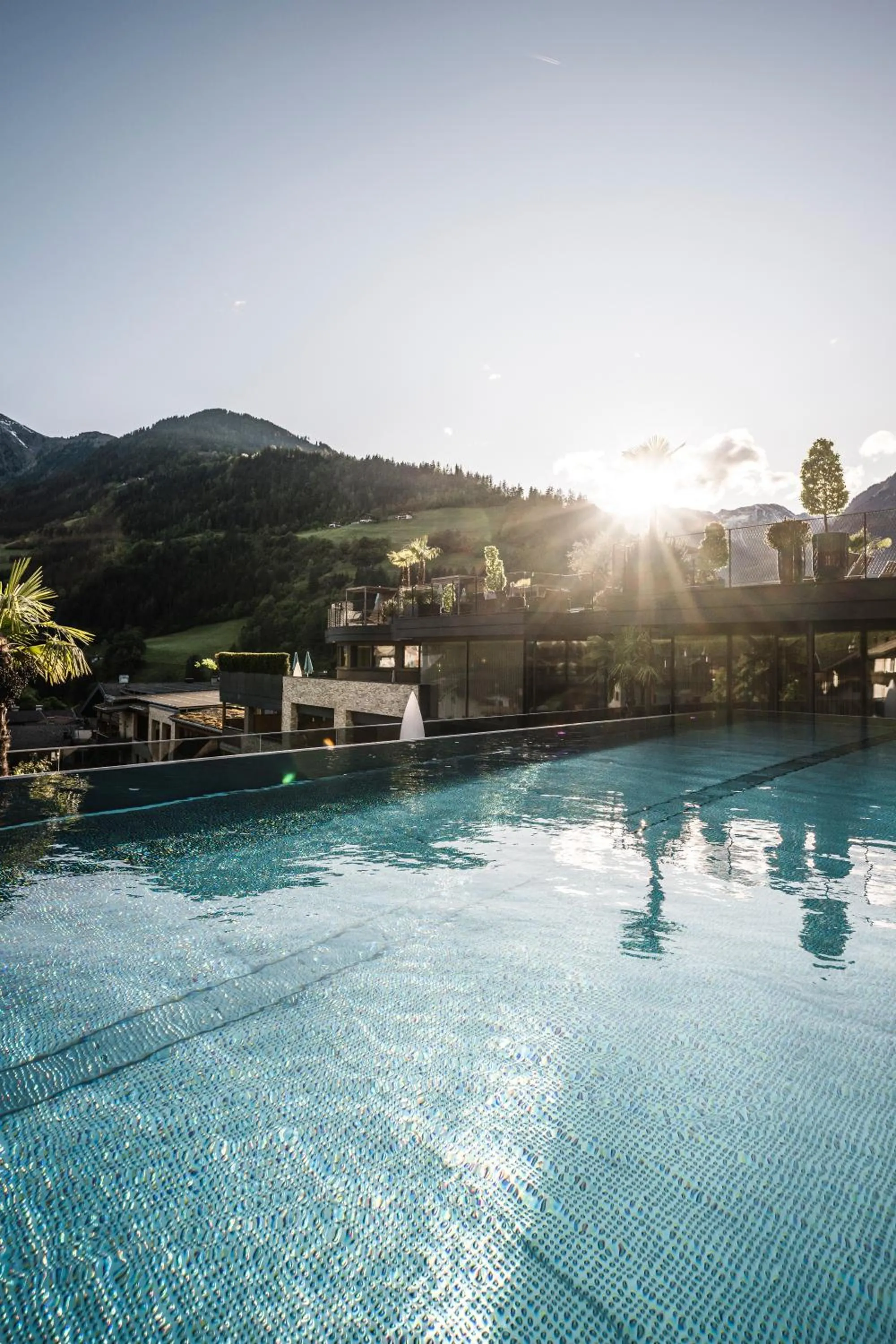 Swimming pool in Stroblhof Active Family Spa Resort
