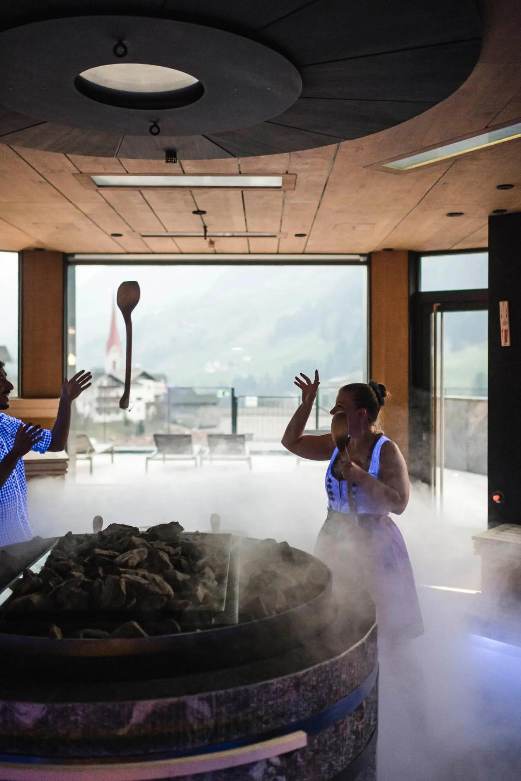 Sauna in Stroblhof Active Family Spa Resort