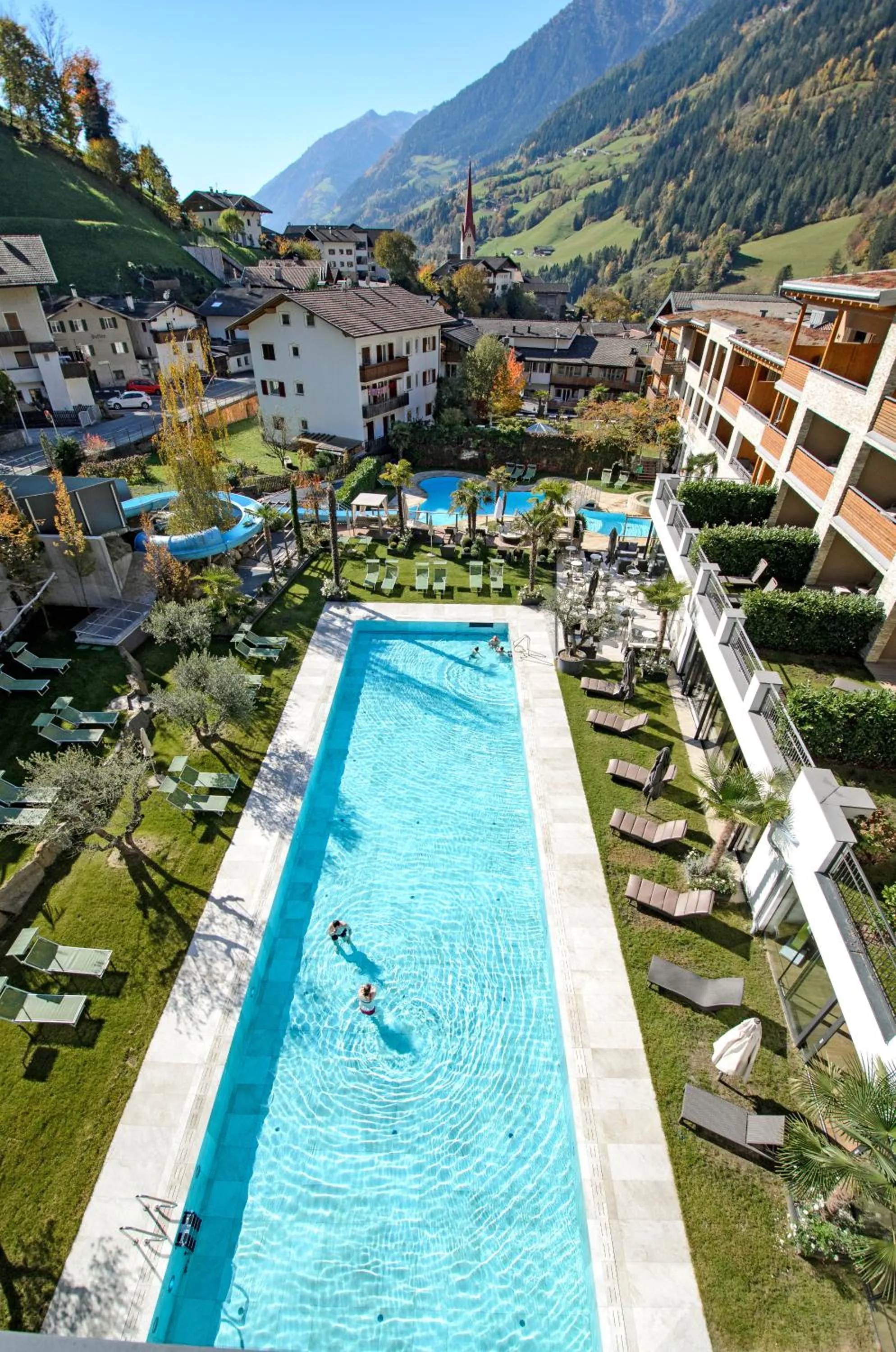 Pool view in Stroblhof Active Family Spa Resort