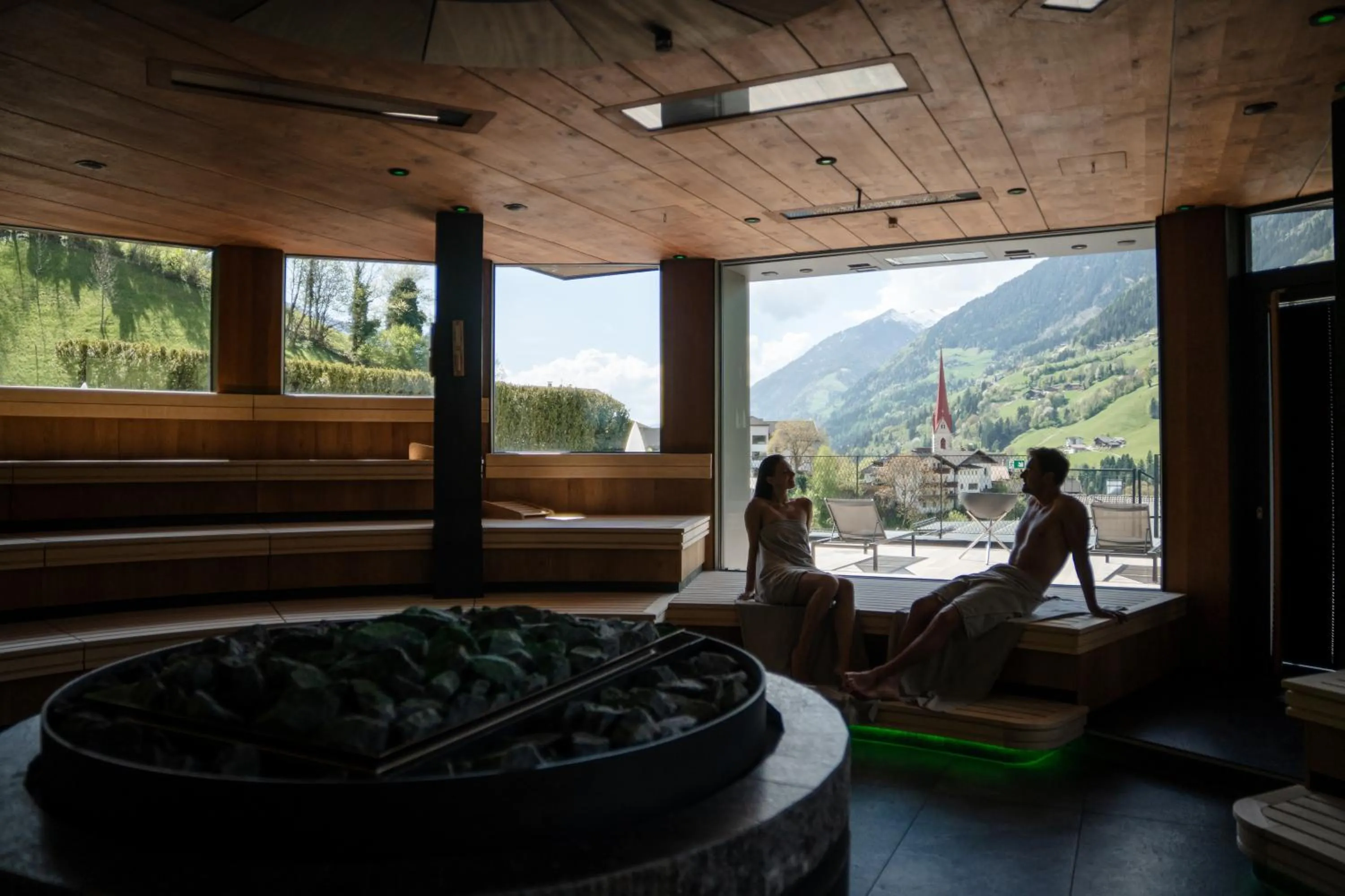 Sauna in Stroblhof Active Family Spa Resort