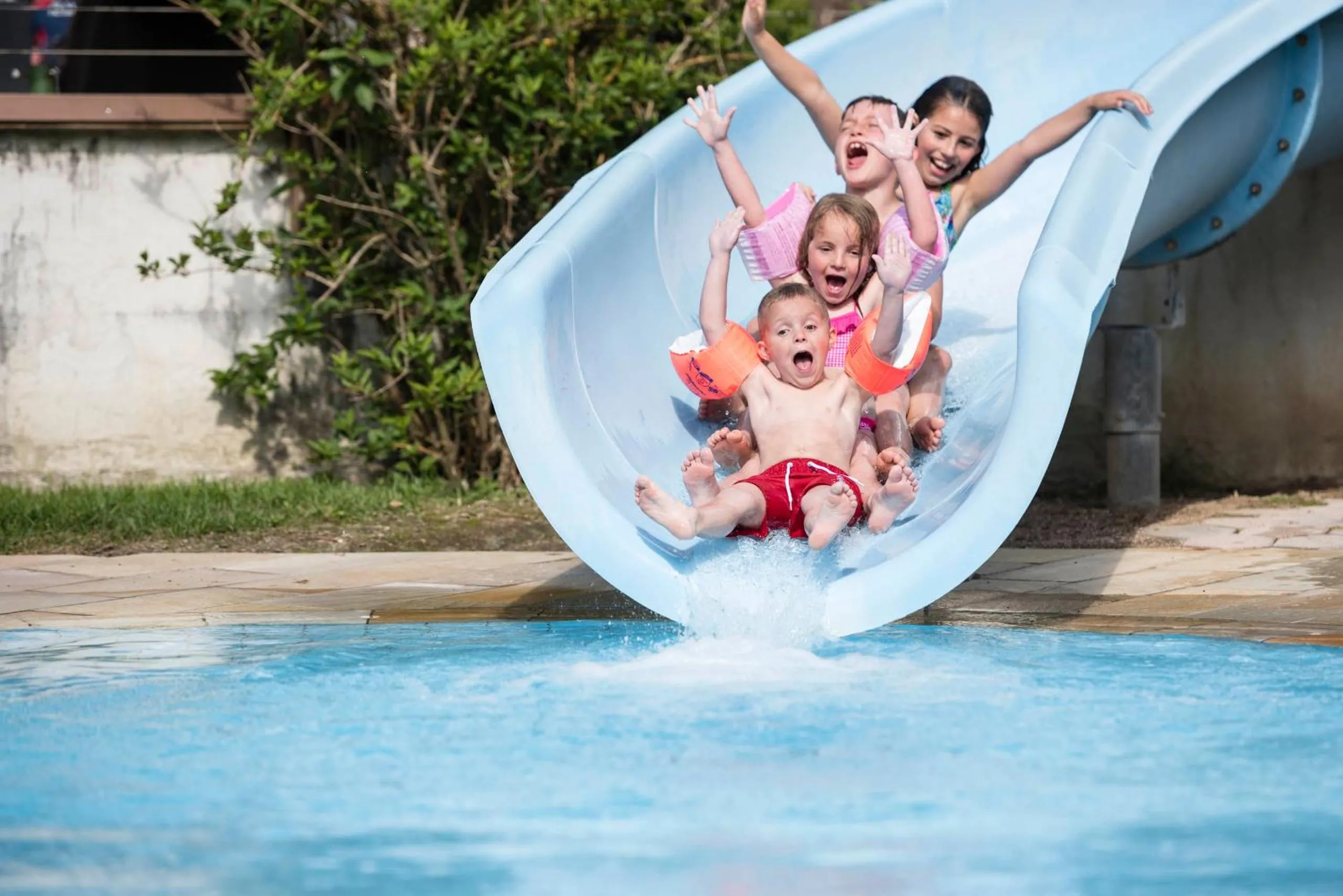 Aqua park in Stroblhof Active Family Spa Resort