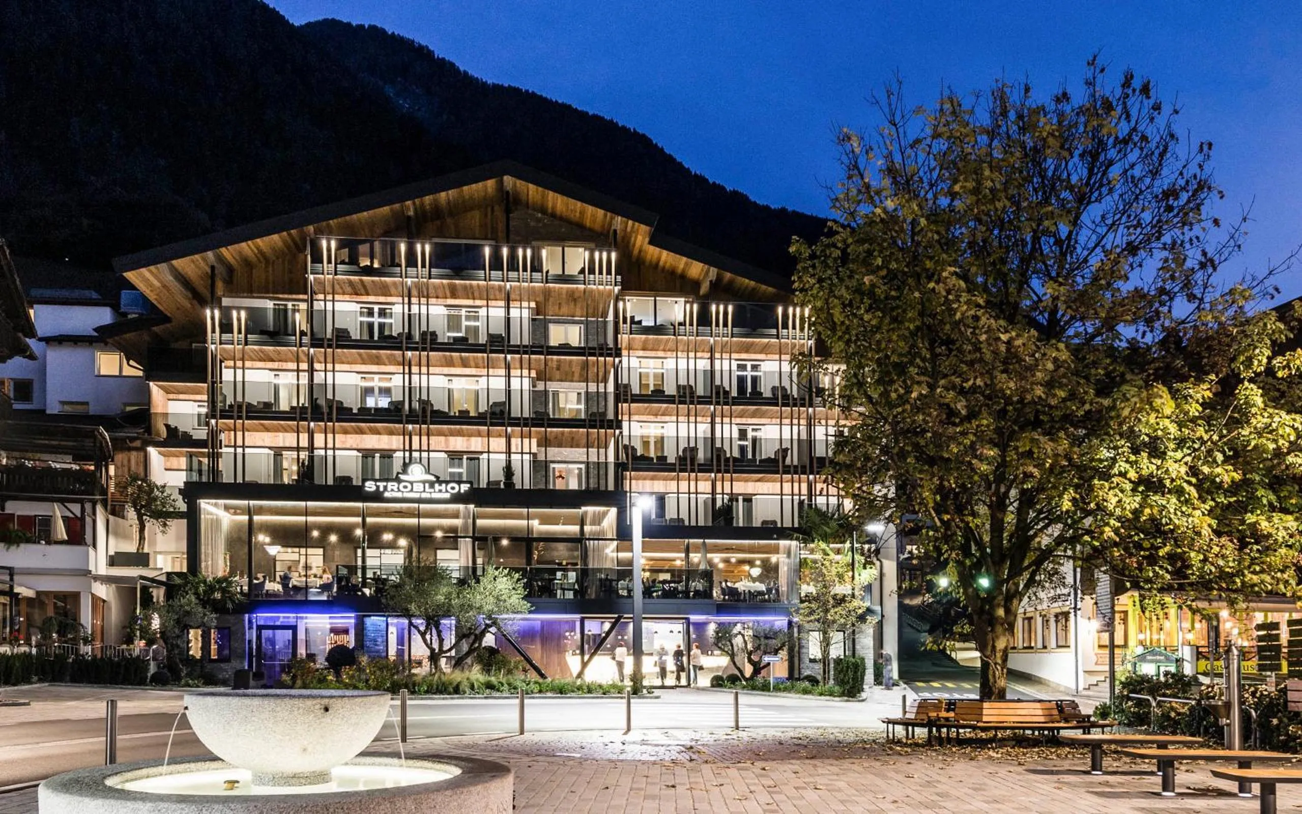 Property building in Stroblhof Active Family Spa Resort