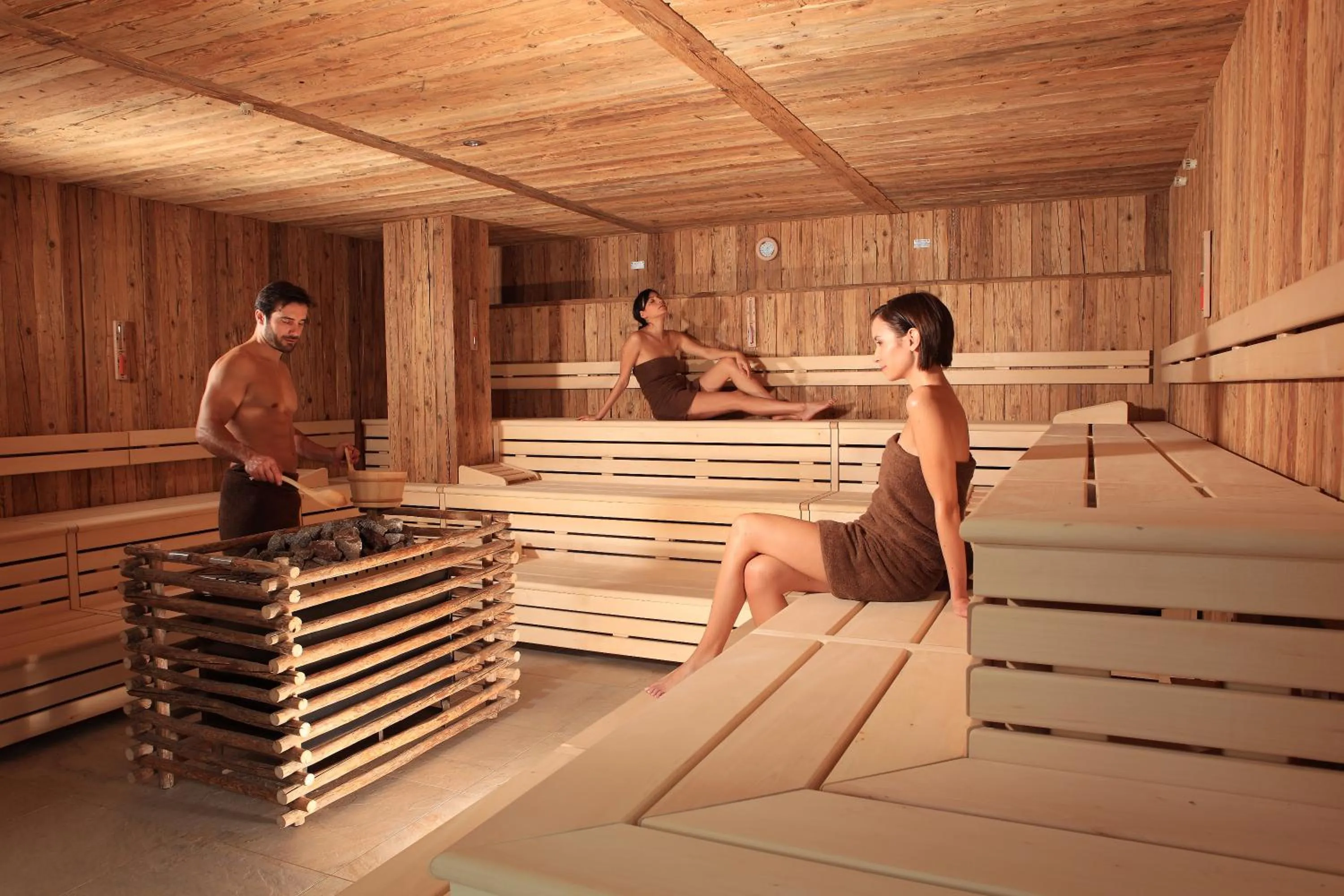 Sauna in Stroblhof Active Family Spa Resort