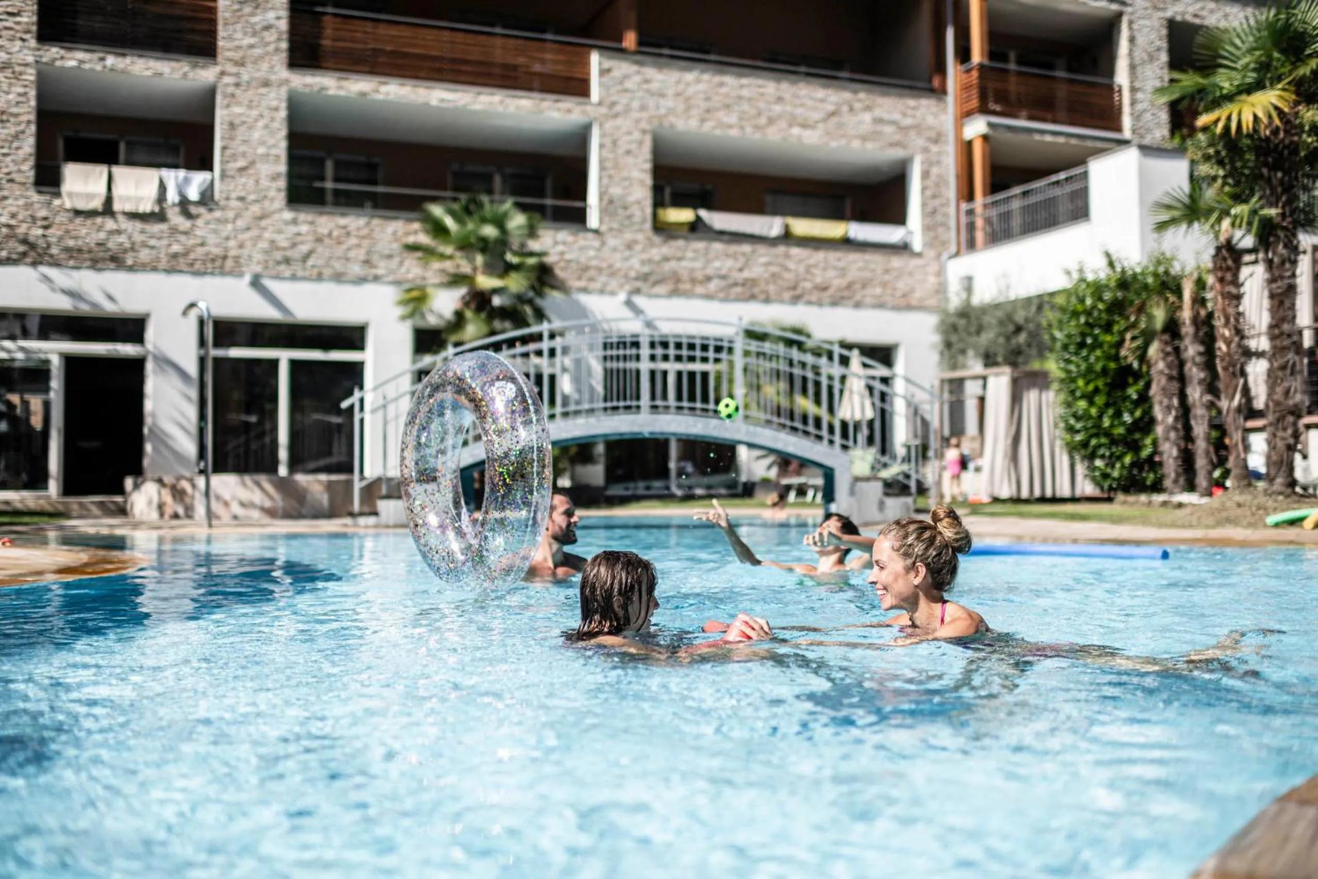 Swimming pool in Stroblhof Active Family Spa Resort
